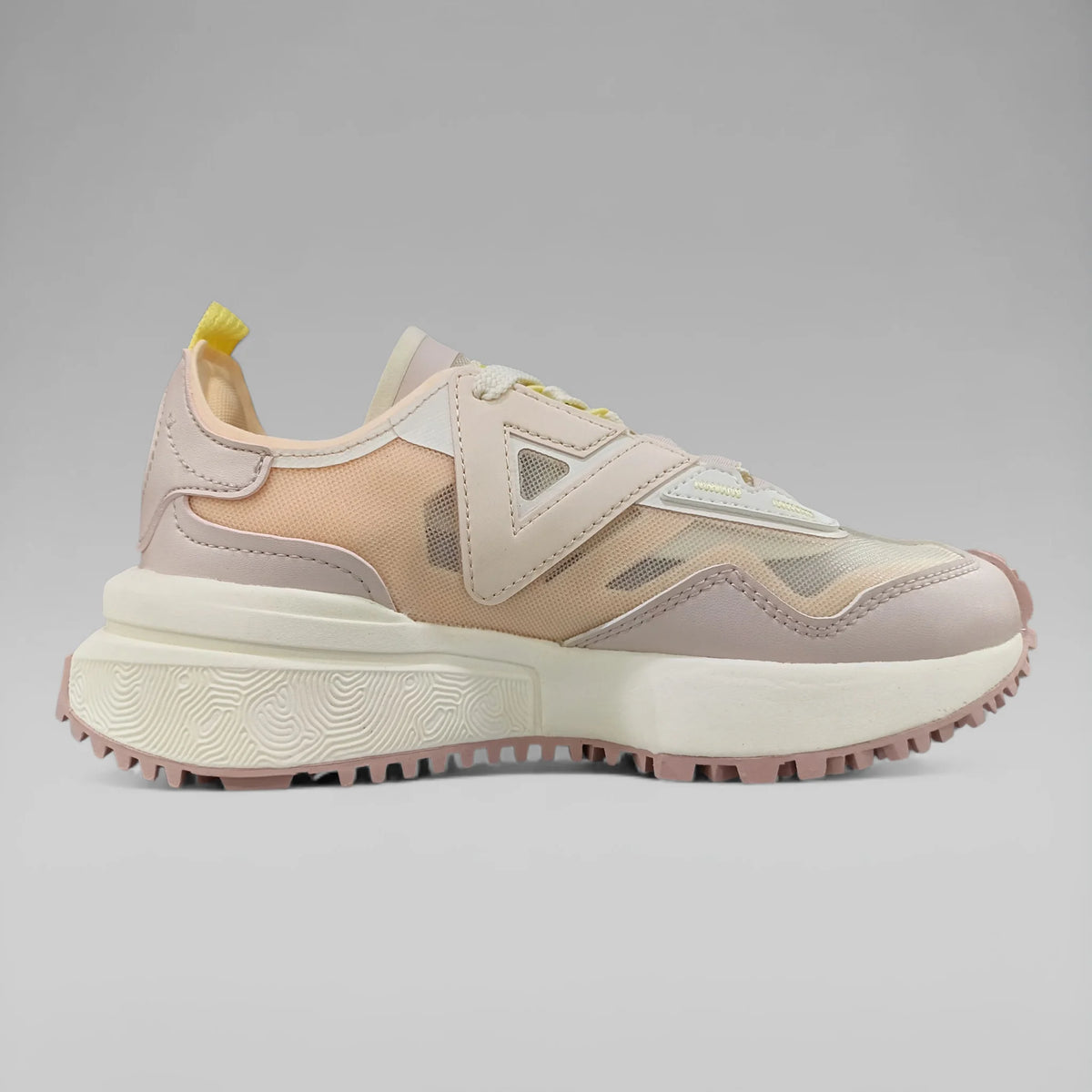 Peak Women Casual Shoes Taichi Camel Grey ET32488E