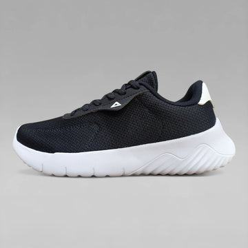 Peak Women Walking Shoes P-Motive Black White E231568J
