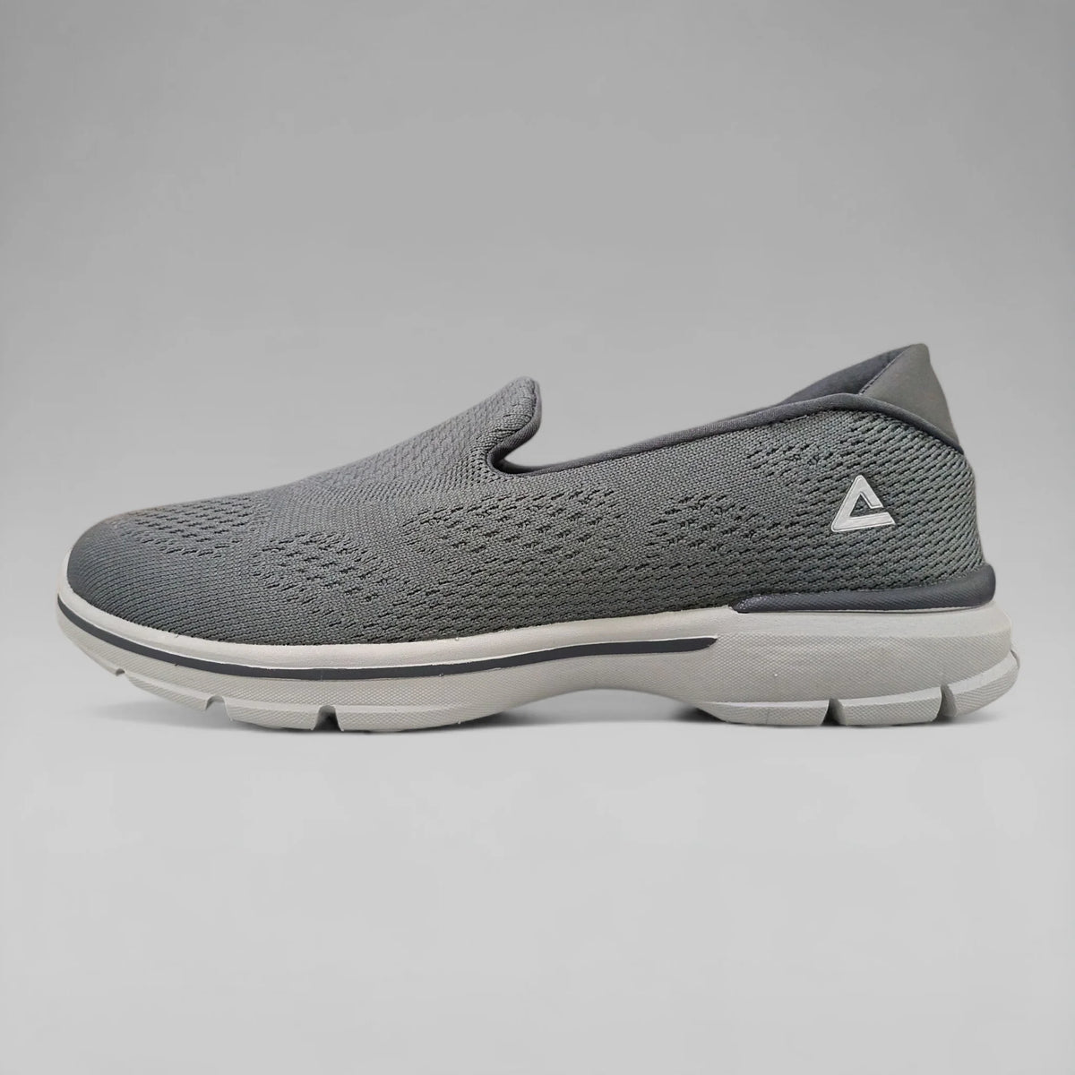Peak Men Walking Shoes Slip On Grey EW7253E