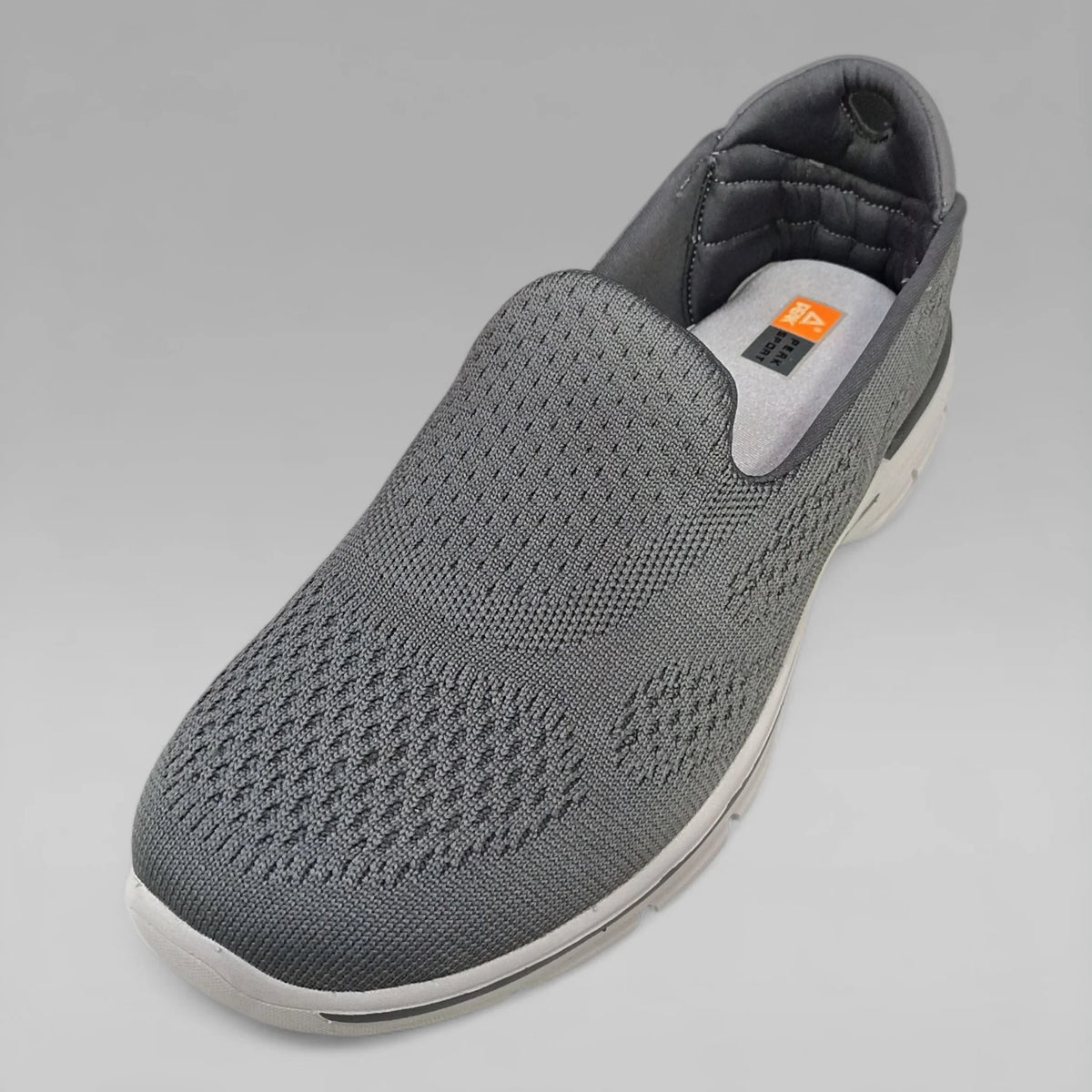 Peak Men Walking Shoes Slip On Grey EW7253E
