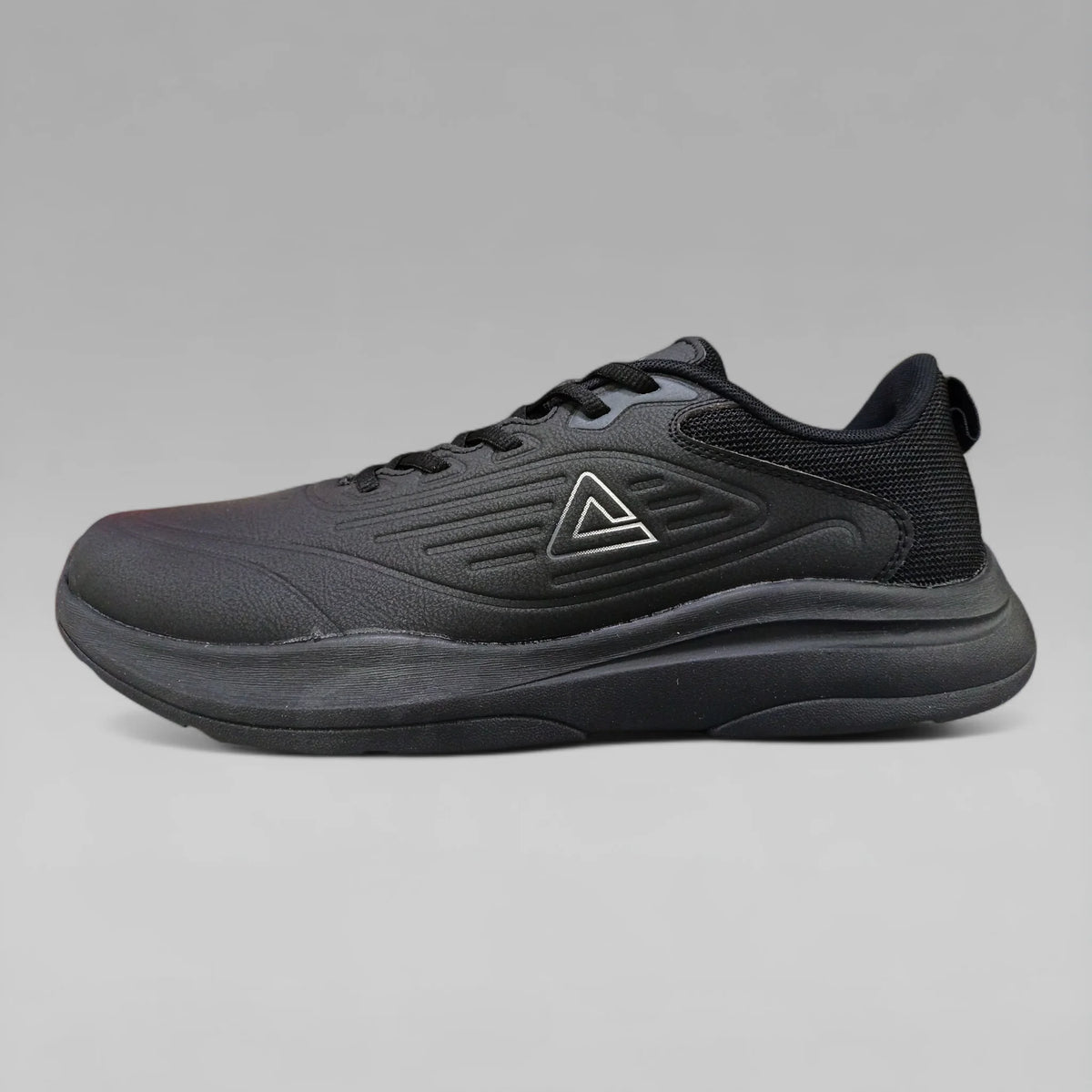 Peak Men Walking Shoes P-Ultralight All Black E244687J