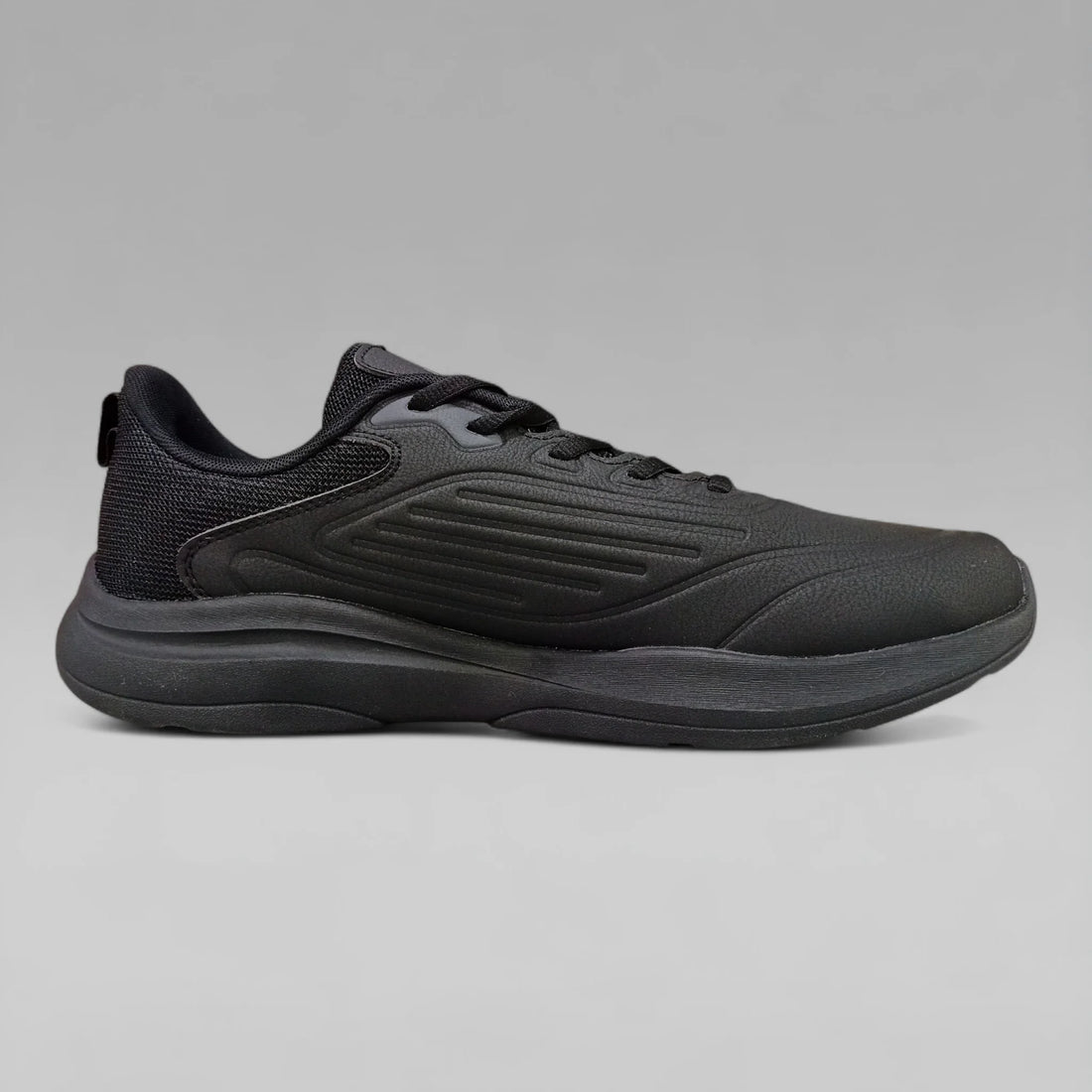 Peak Men Walking Shoes P-Ultralight All Black E244687J