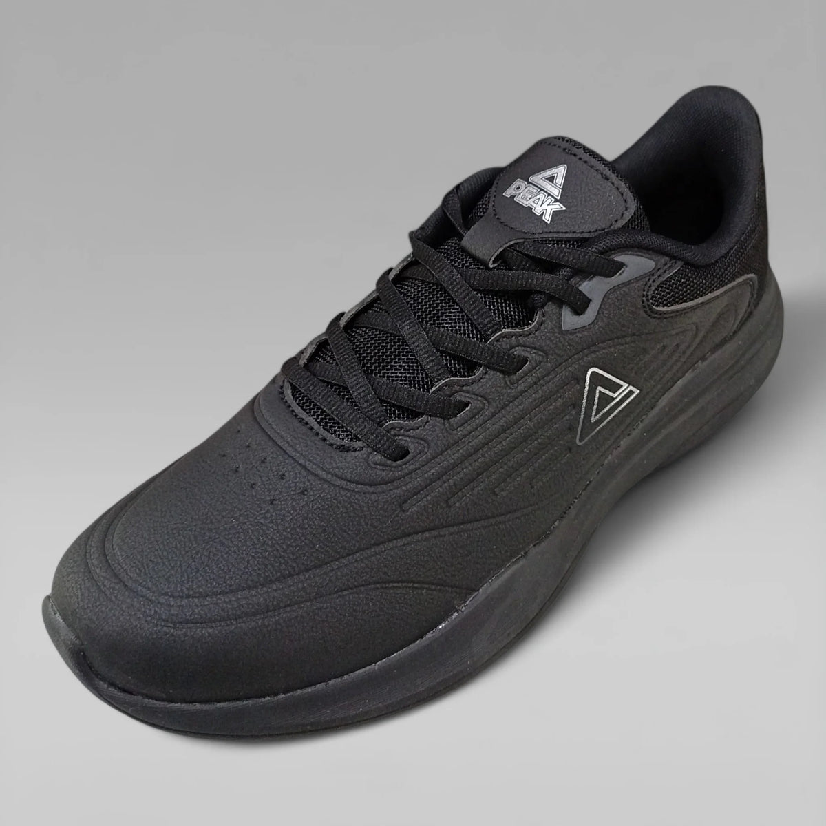 Peak Men Walking Shoes P-Ultralight All Black E244687J