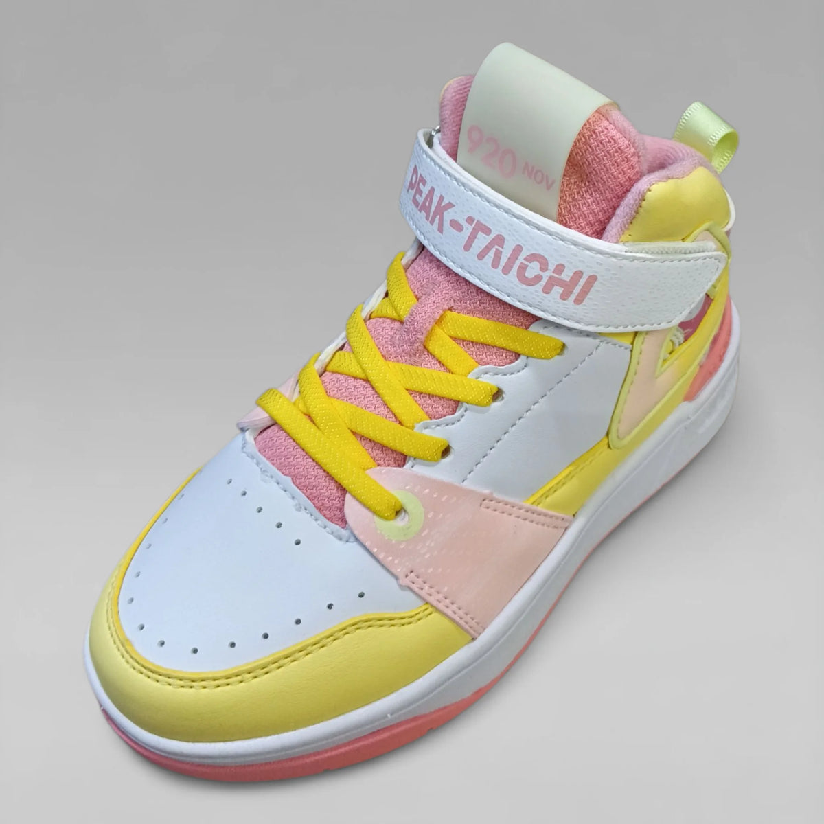 Peak Girls Casual Shoes Taichi White Pink EKT2428B