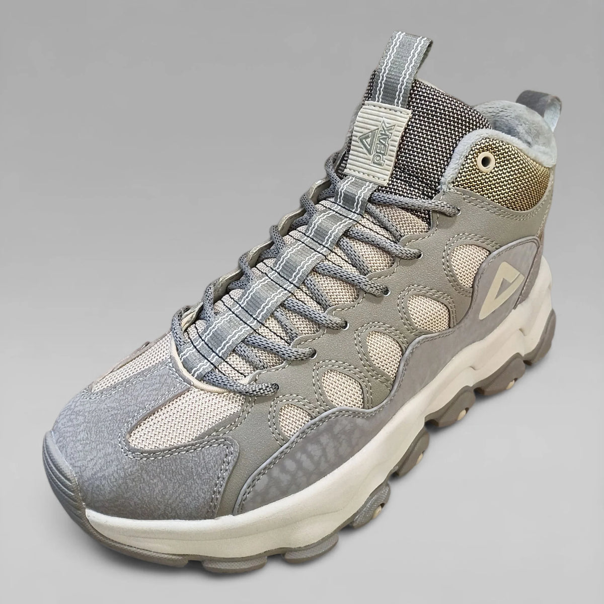 Peak Men Outdoor Shoes Fleece Padded P-Motive Khaki E224427M