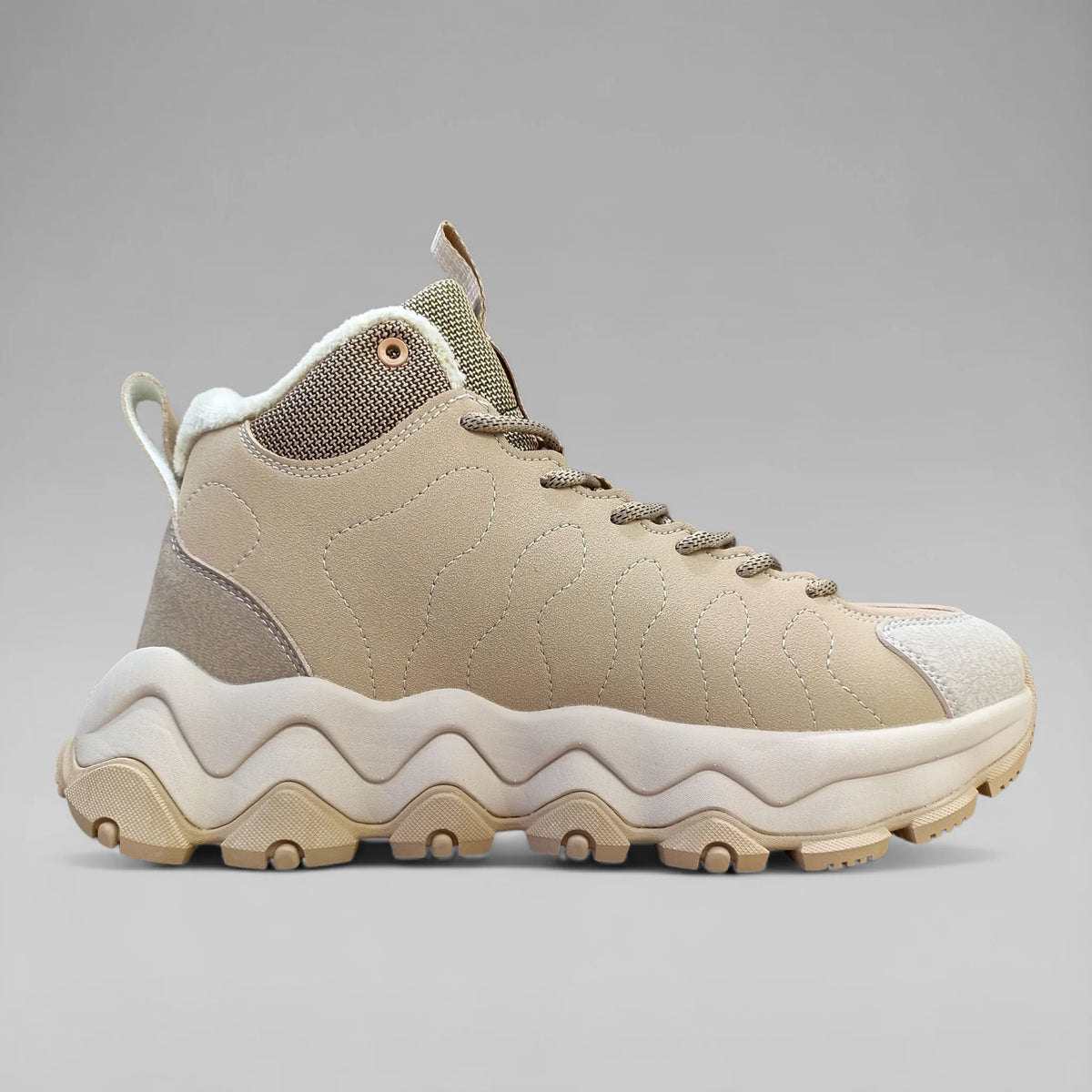 Peak Women Outdoor Shoes Fleece Padded P-Motive Khaki EW224428M