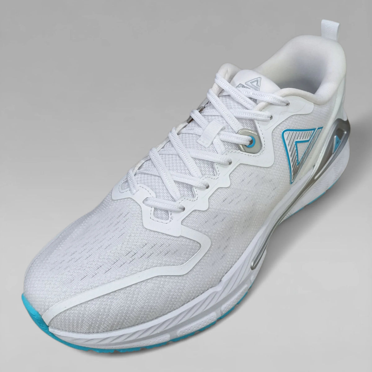 Peak Men Running Shoes Taichi White Blue ET31601H