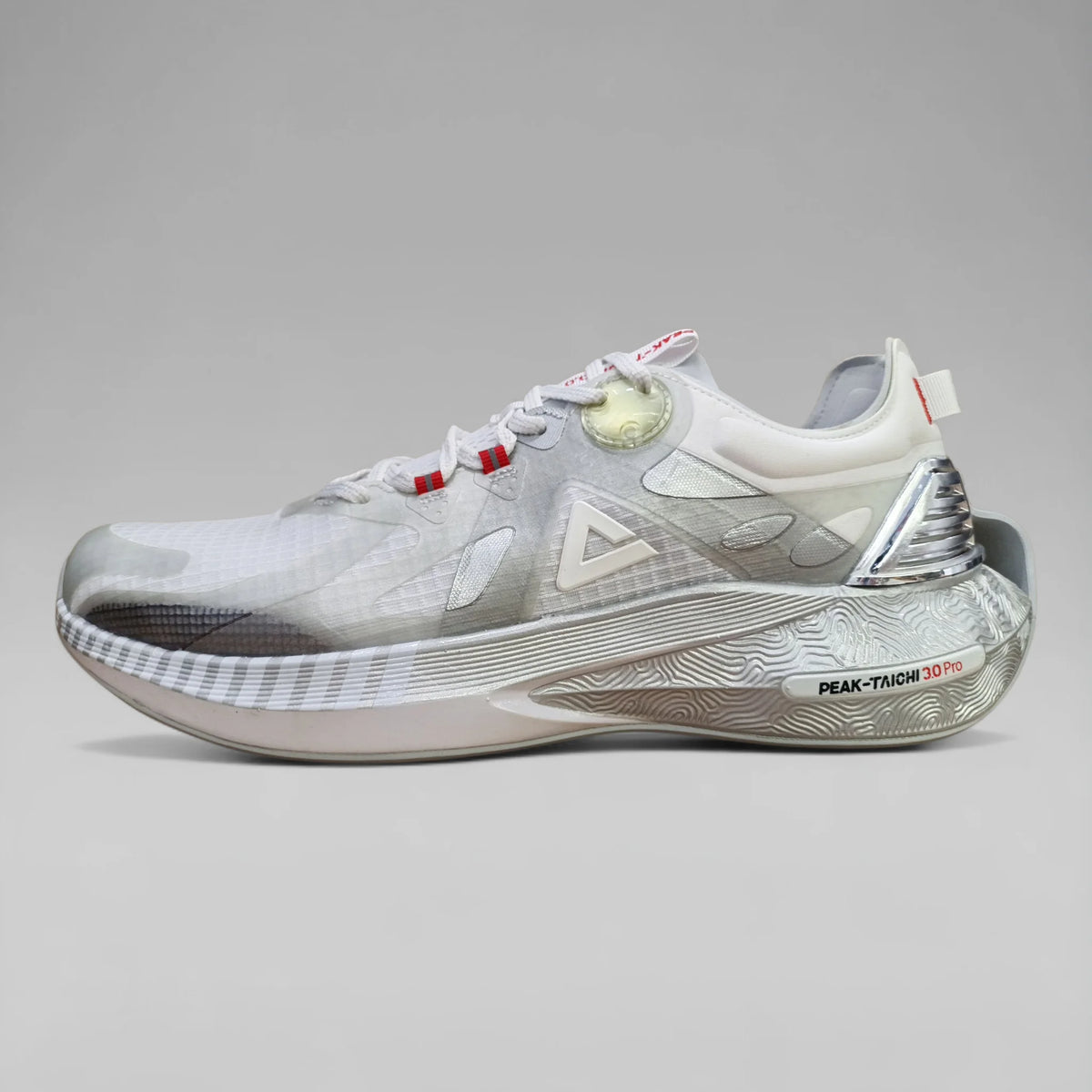 Peak Men Running Shoes Taichi 3.0 Pro White Silver E11727H/D