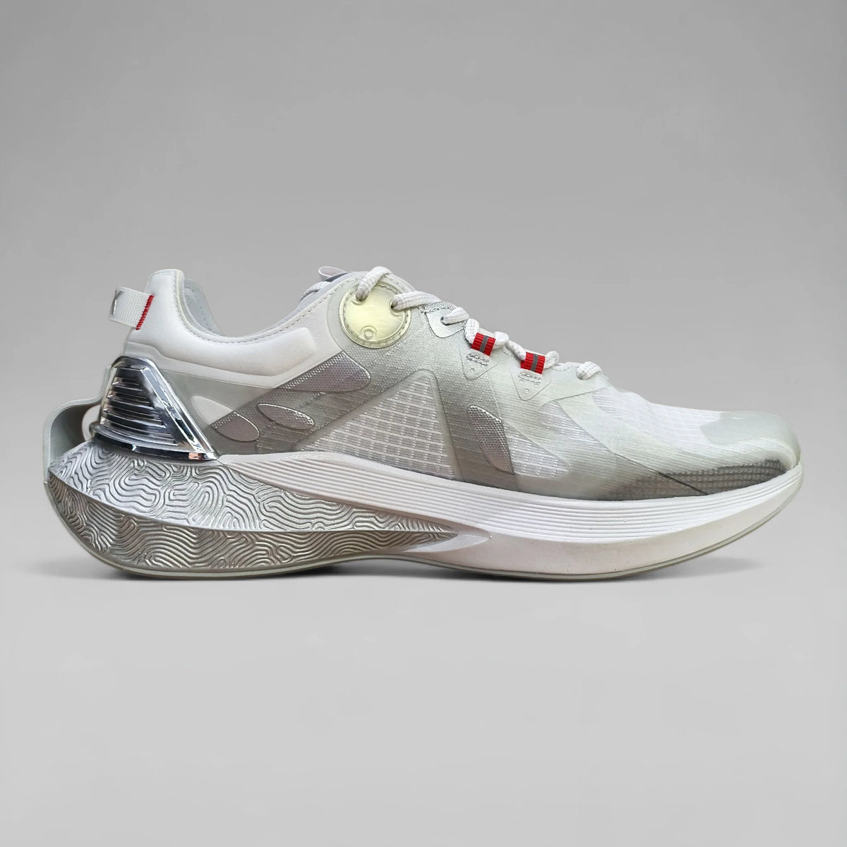 Peak Men Running Shoes Taichi 3.0 Pro White Silver E11727H/D