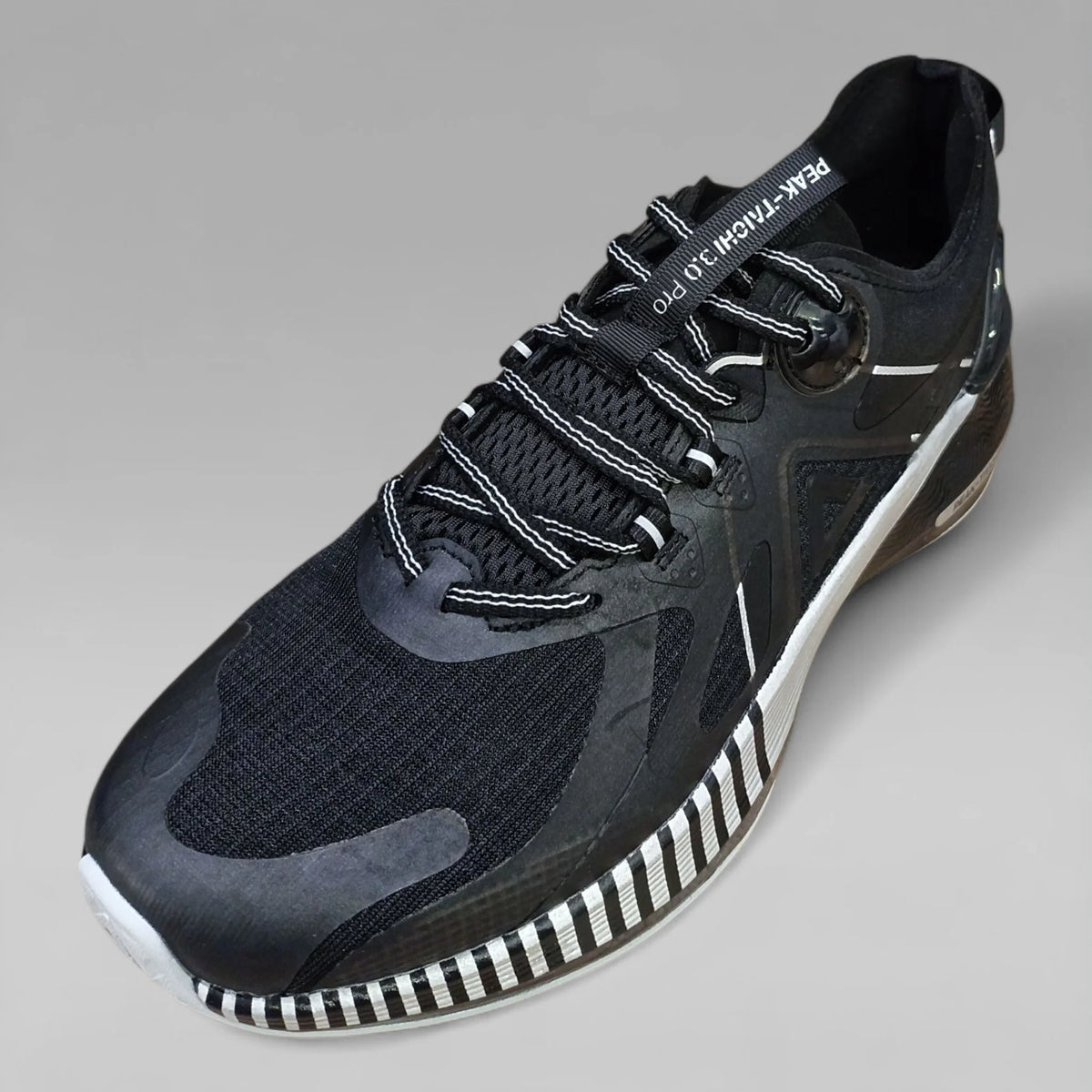 Peak Men Running Shoes Taichi 3.0 Pro Black Silver E11727H/D