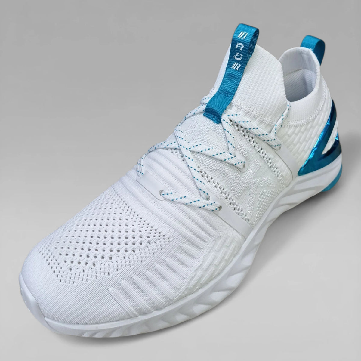 Peak Men Running Shoes Taichi Plus White Sky Blue E92577H/D