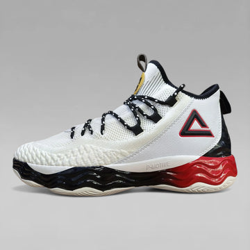 Peak Unisex Basketball Shoes P-Motive Dwight Howard DH4 White Black E84013A