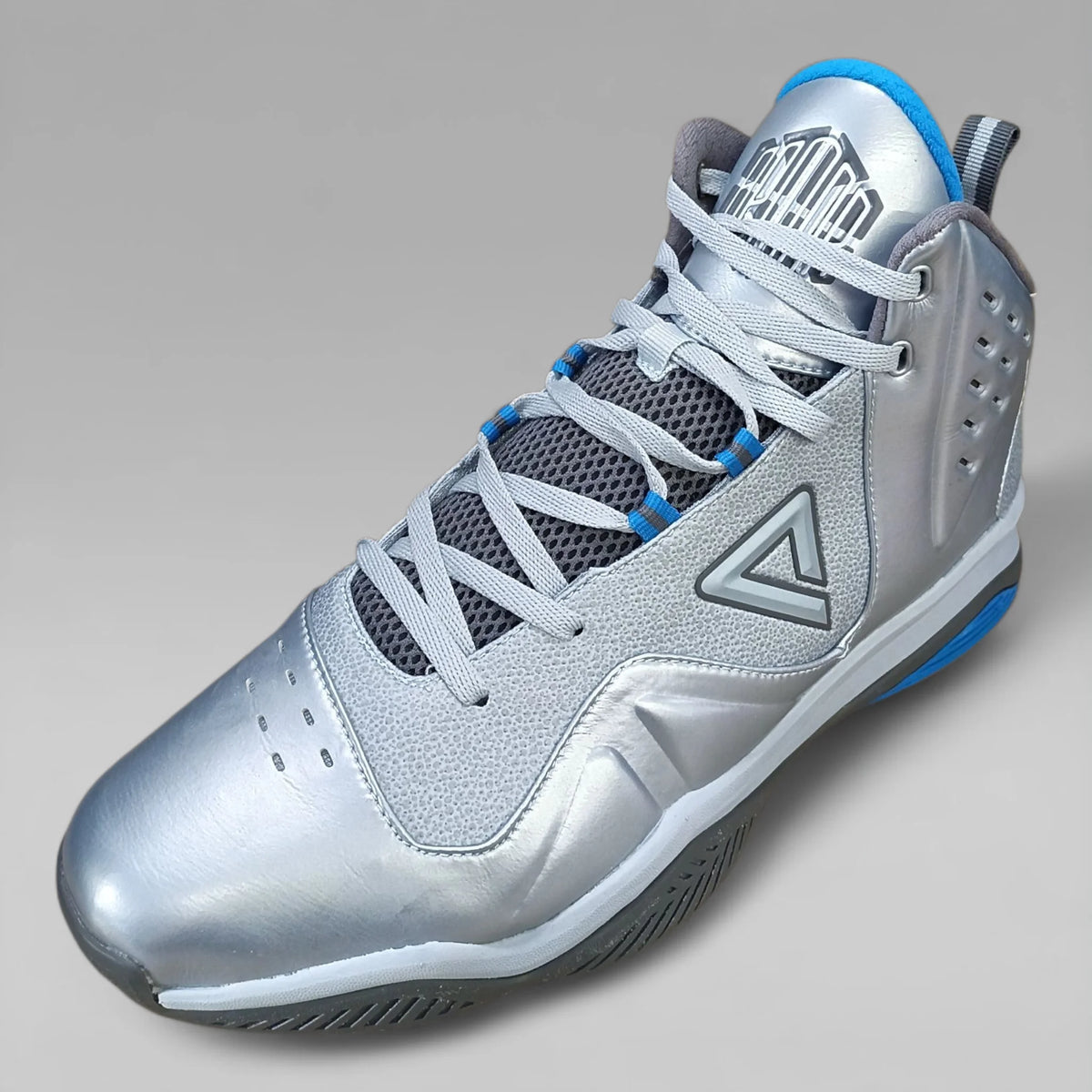 Peak Men Basketball Shoes Armor 3 Metallic Blue E51131A