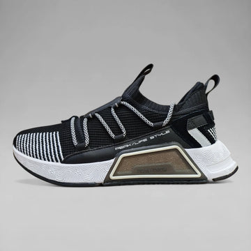 Peak Men Casual Shoes Taichi Urban Black White E93997E