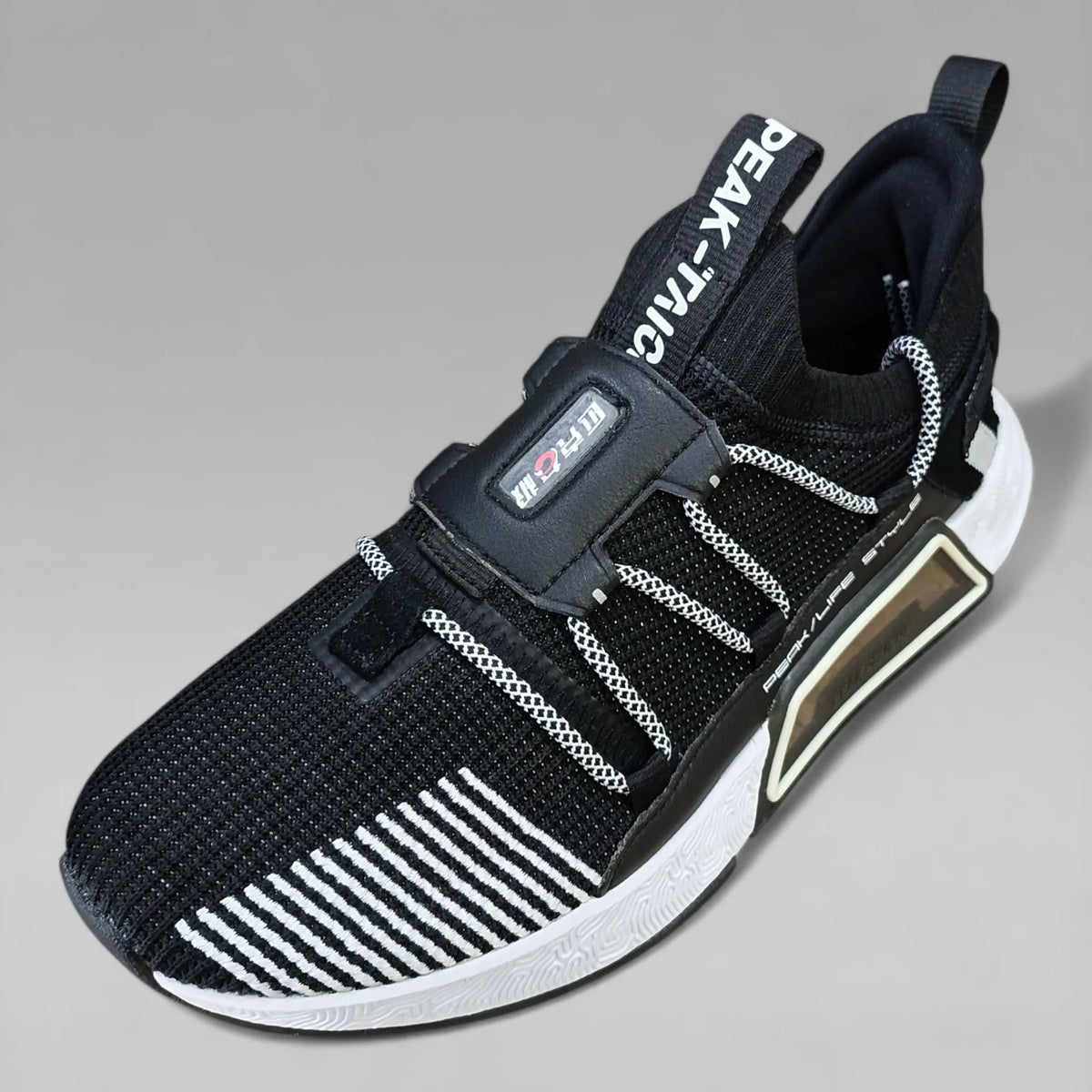 Peak Men Casual Shoes Taichi Urban Black White E93997E