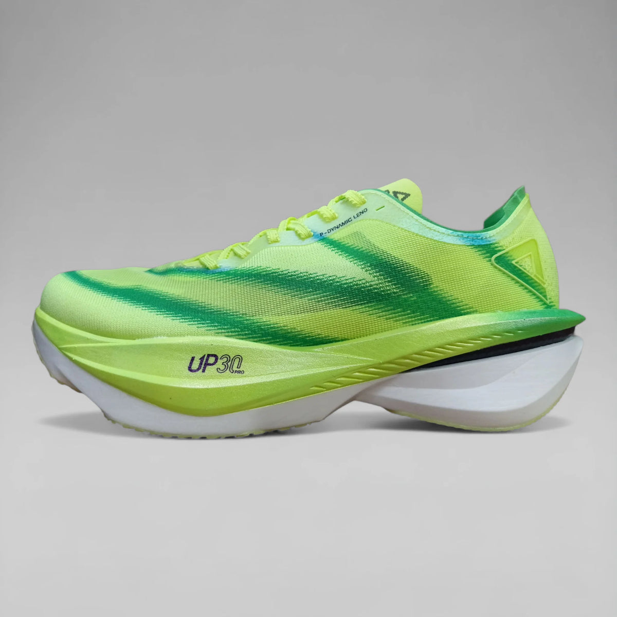 Peak Men Racing Shoes Taichi Up 30 Pro 2.0 Taichi Full Carbon Plate For Heel-Strikers & PB Chasers Fluorescent Green ET53303H