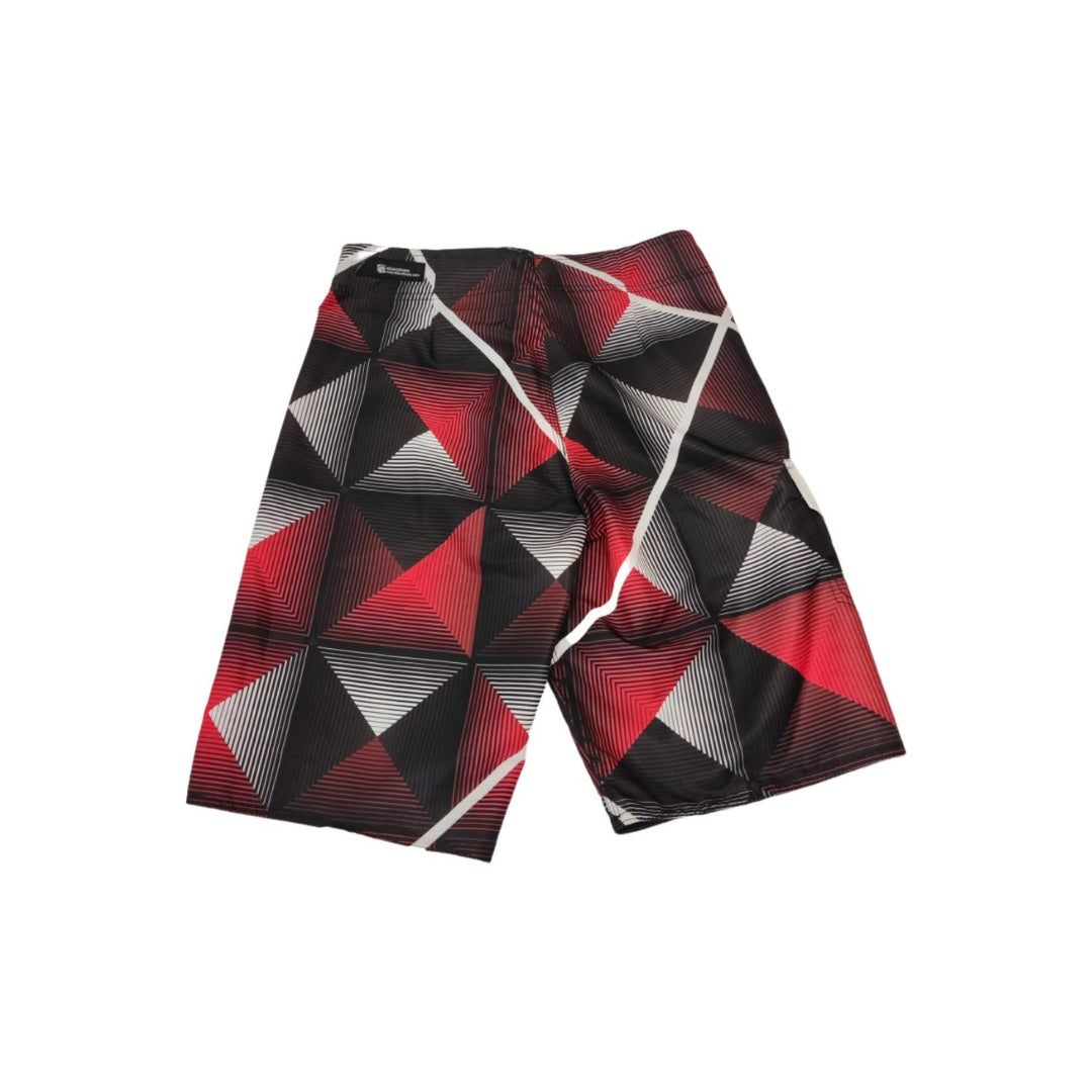 Island Haze Men's Geometry Lines Boardshorts