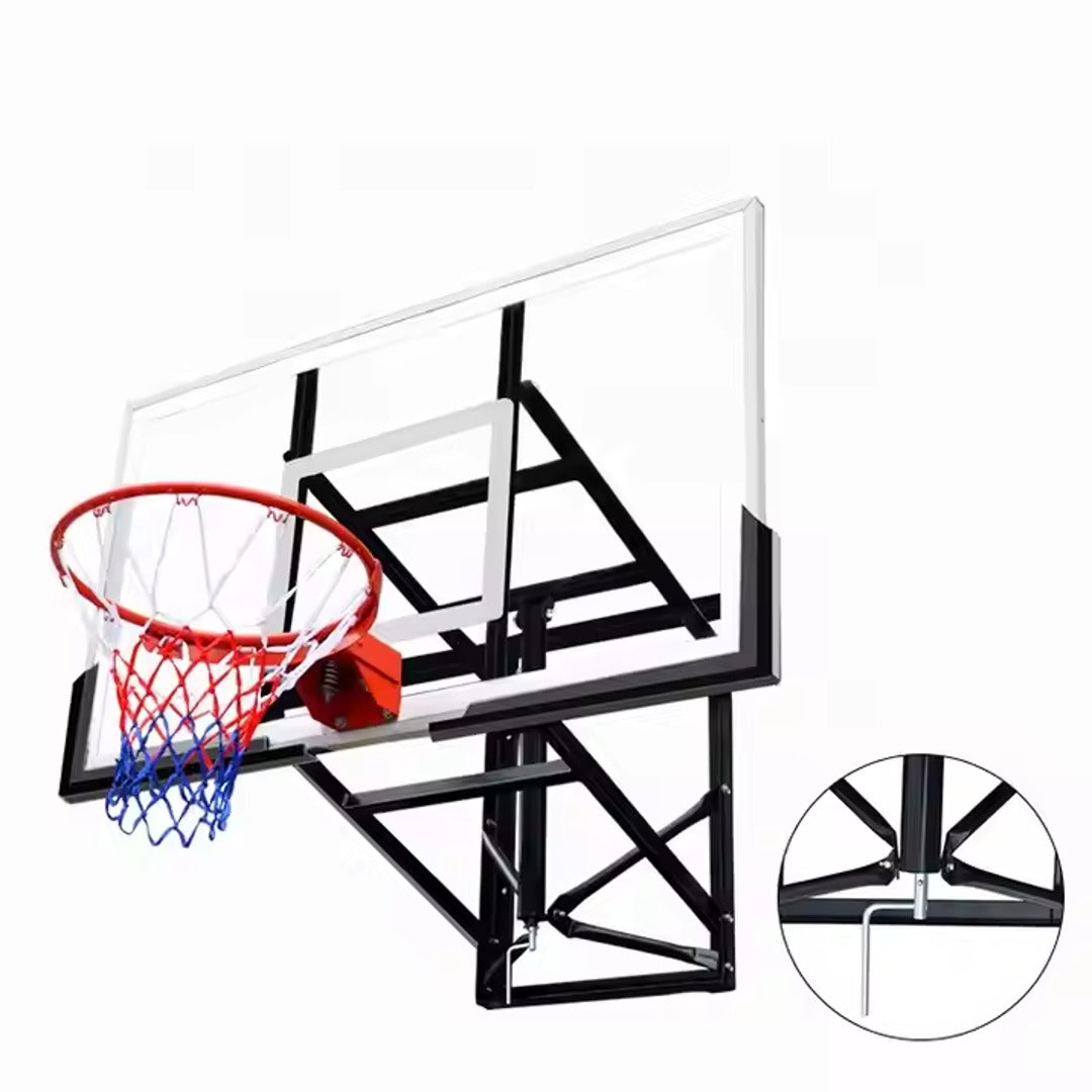 Sba Basketball Hoop Board 180x105cm Adjustable 2.30-3.05m