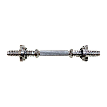 Iron Dumbbell Bar Threaded With Star Collars