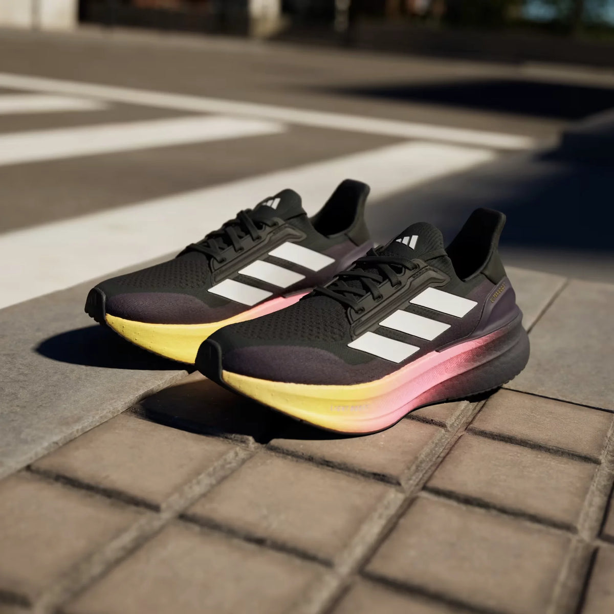 Adidas Women Running Shoes Ultraboost 5x Black Purple