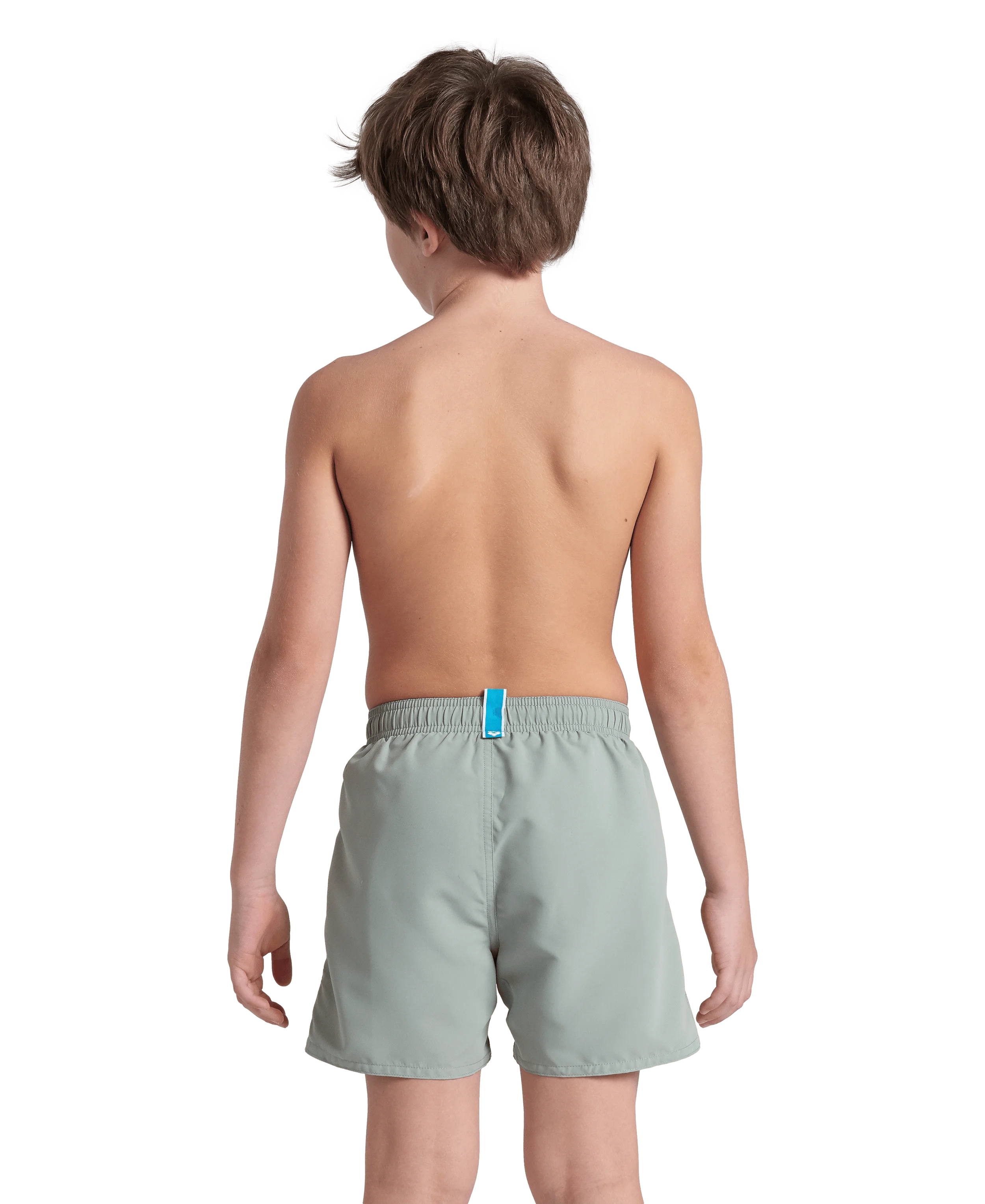 Arena Boys Beachwear Swim Boxers Solid Jade Black 32cm