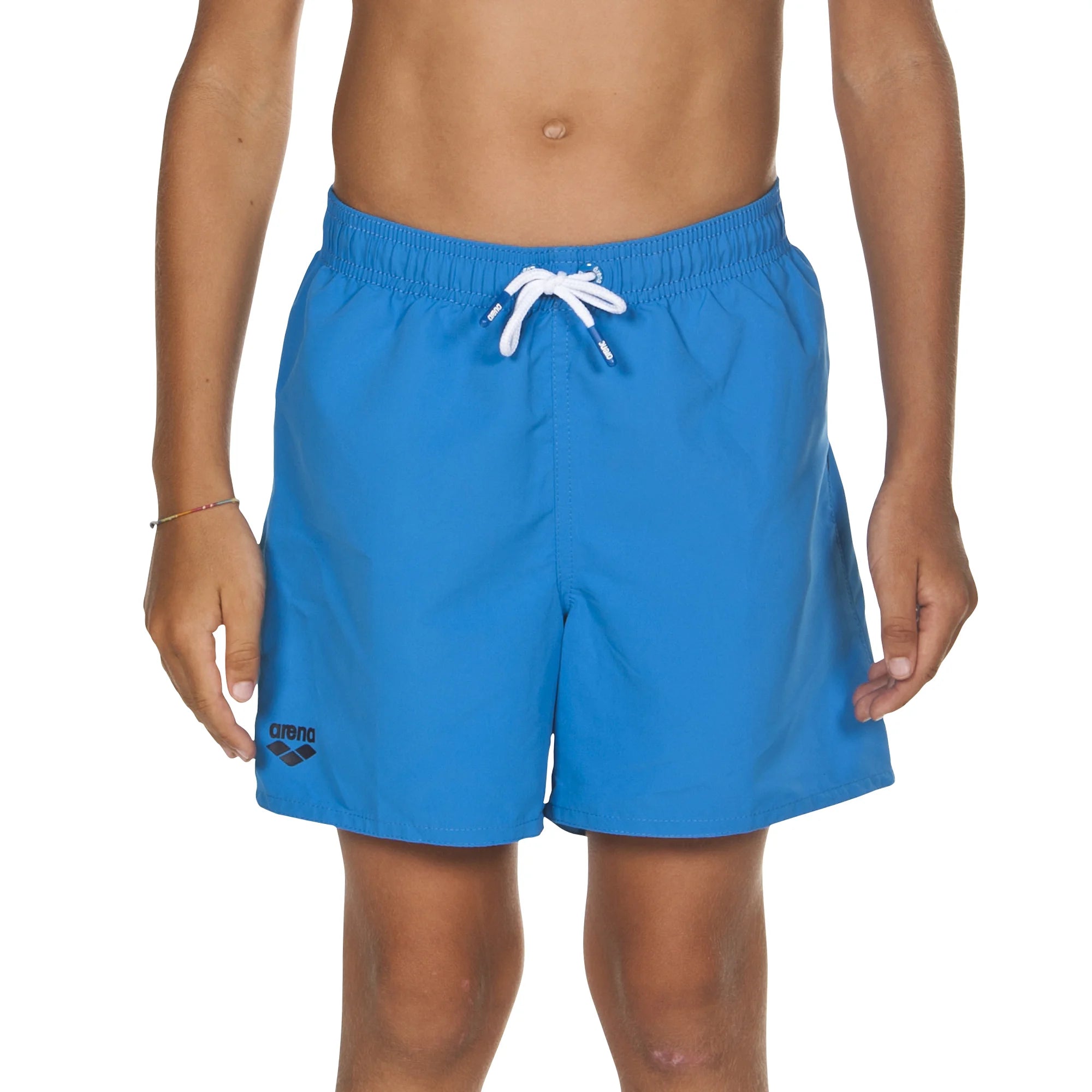 Arena Boys Junior Beach Swimwear Boxer Caiman Pix Blue Navy Length 32cm
