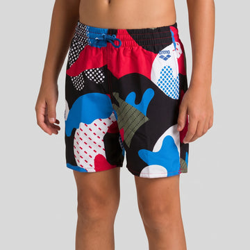 Arena Boys Beachwear Swim Boxers Camo Prints All Over 32cm