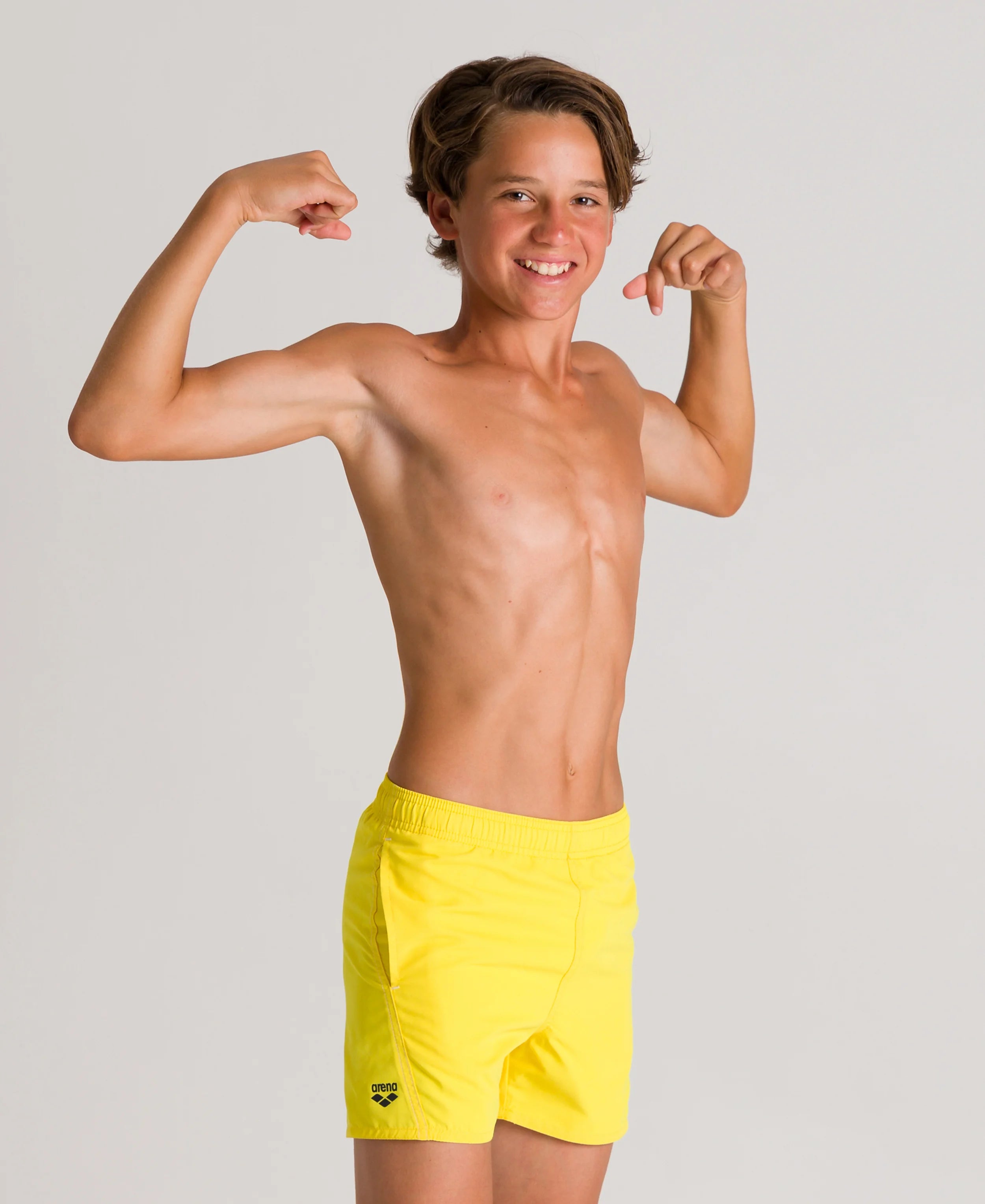 Arena Boys Beachwear Swim Boxers Fundamentals Logo 32cm