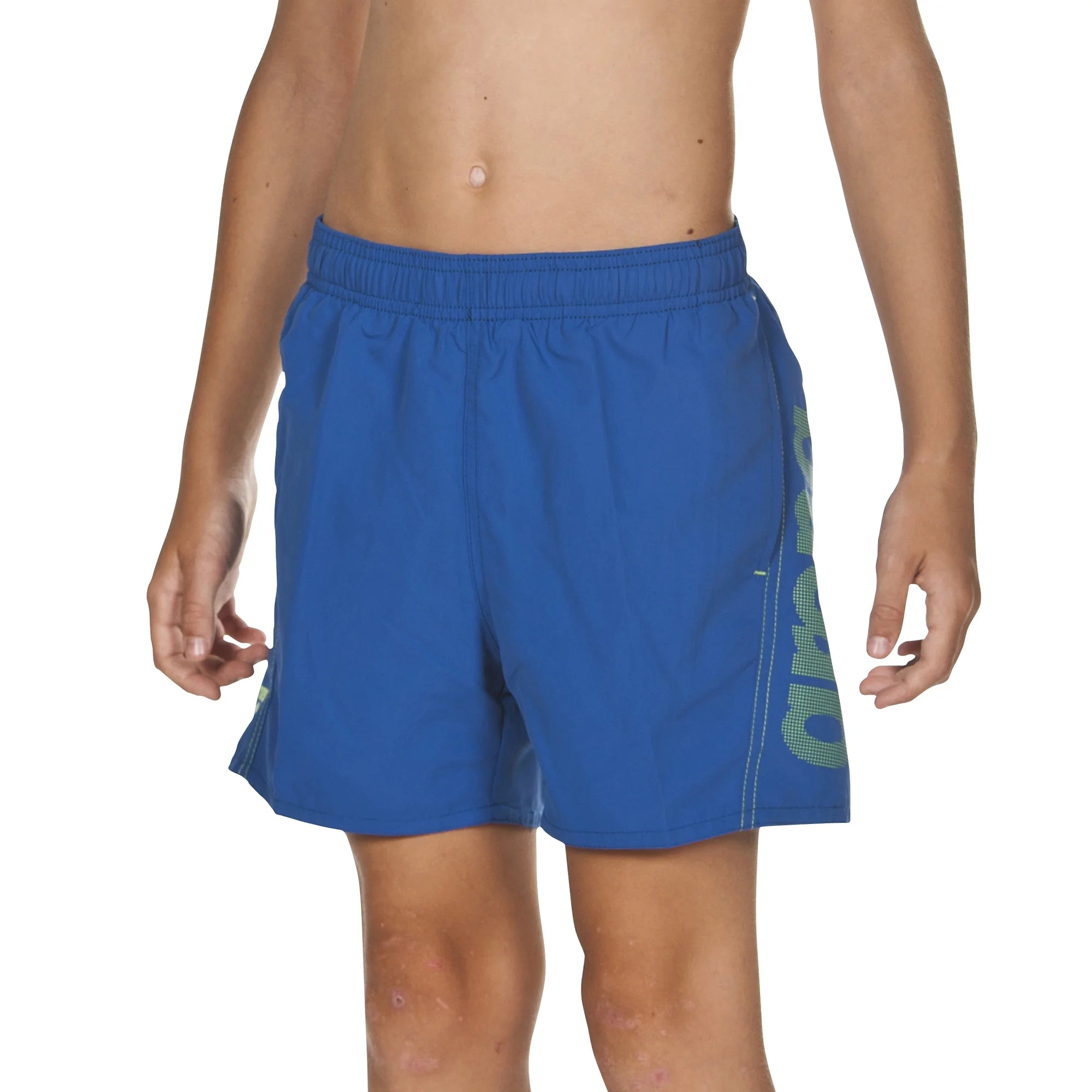 Arena Boys Junior Beach Swimwear Boxer Fundamentals Logo Length 32cm