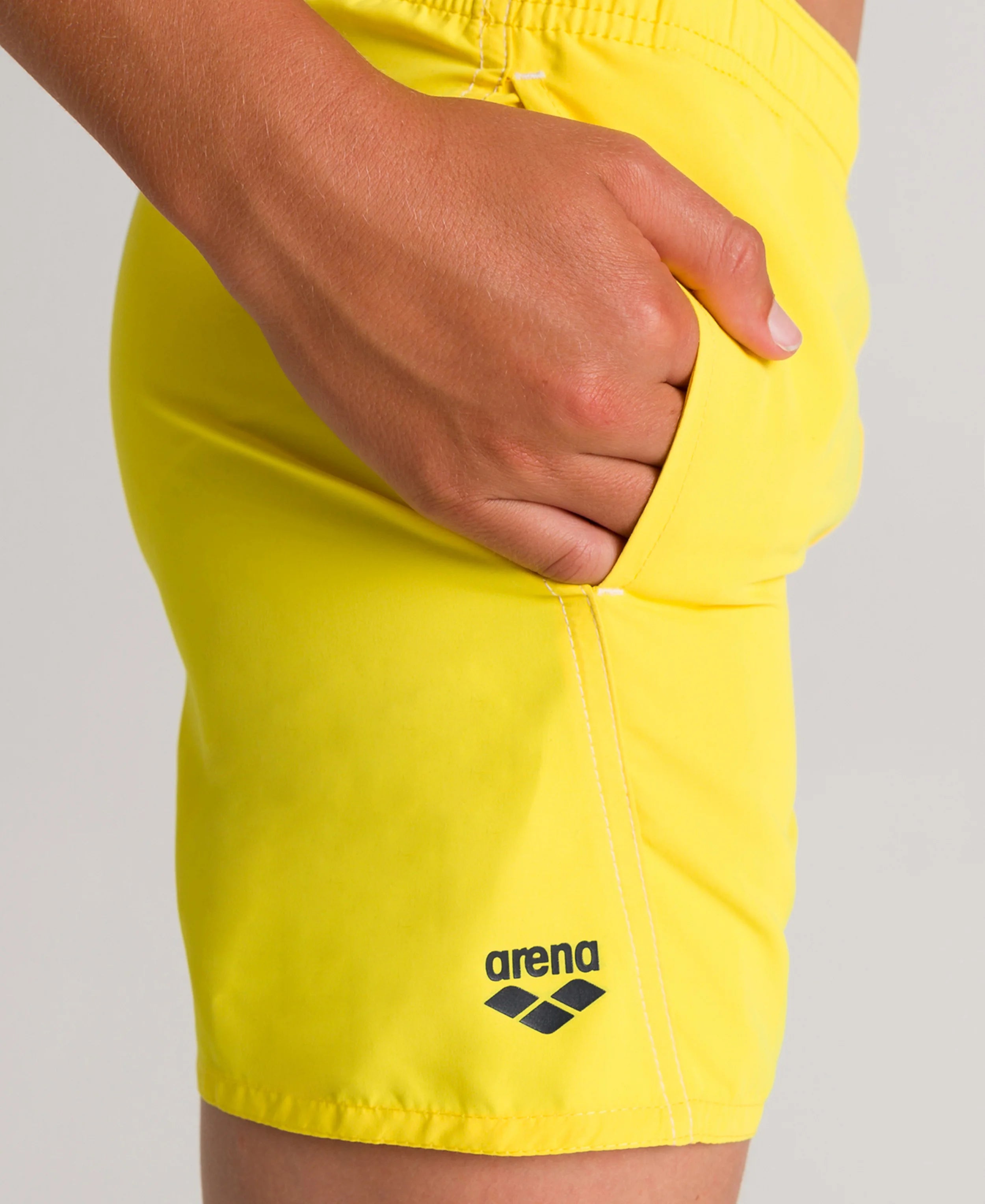 Arena Boys Junior Beach Swimwear Boxer Fundamentals Logo Length 32cm