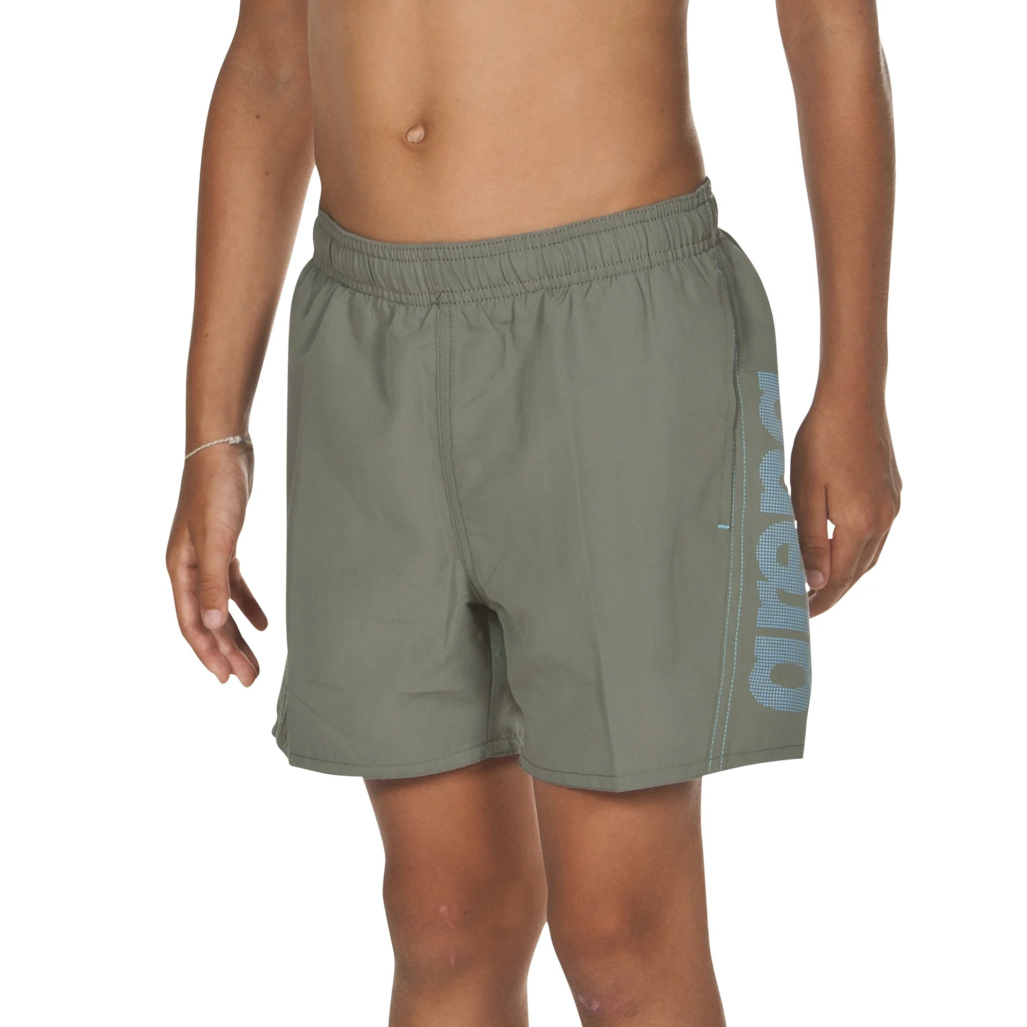 Arena Boys Junior Beach Swimwear Boxer Fundamentals Logo Length 32cm