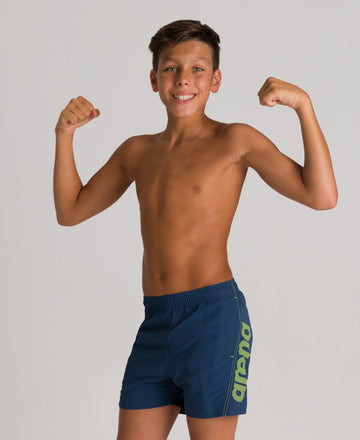 Arena Boys Beachwear Swim Boxers Fundamentals Logo 32cm