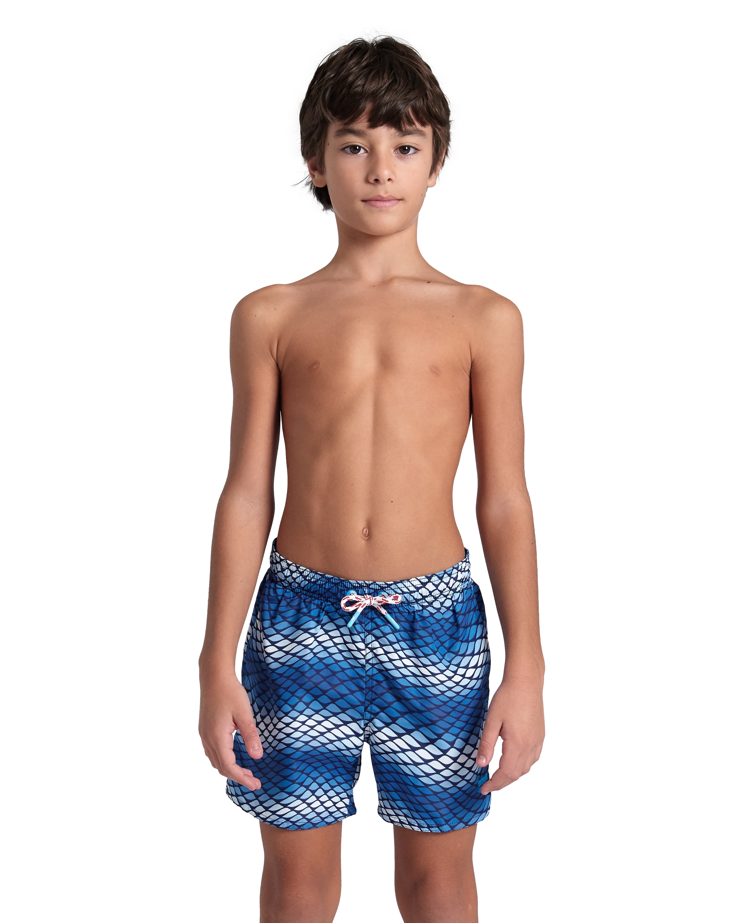 Arena Boys Beachwear Swim Boxers Multi Water Prints All Over 32cm