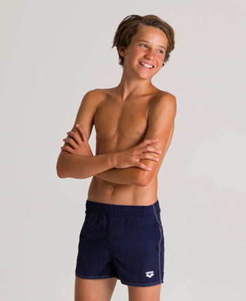 Arena Boys Beachwear Swim Boxers Bywayx Youth Navy White Turquoise 32cm