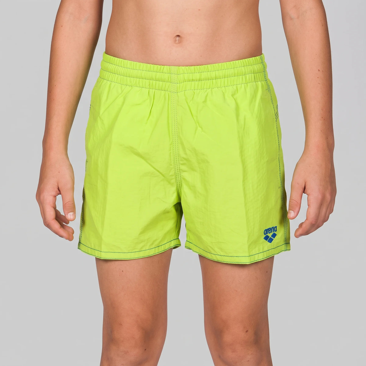 Arena Boys Beachwear Swim Boxers Bywayx Youth Soft Green Royal 32cm