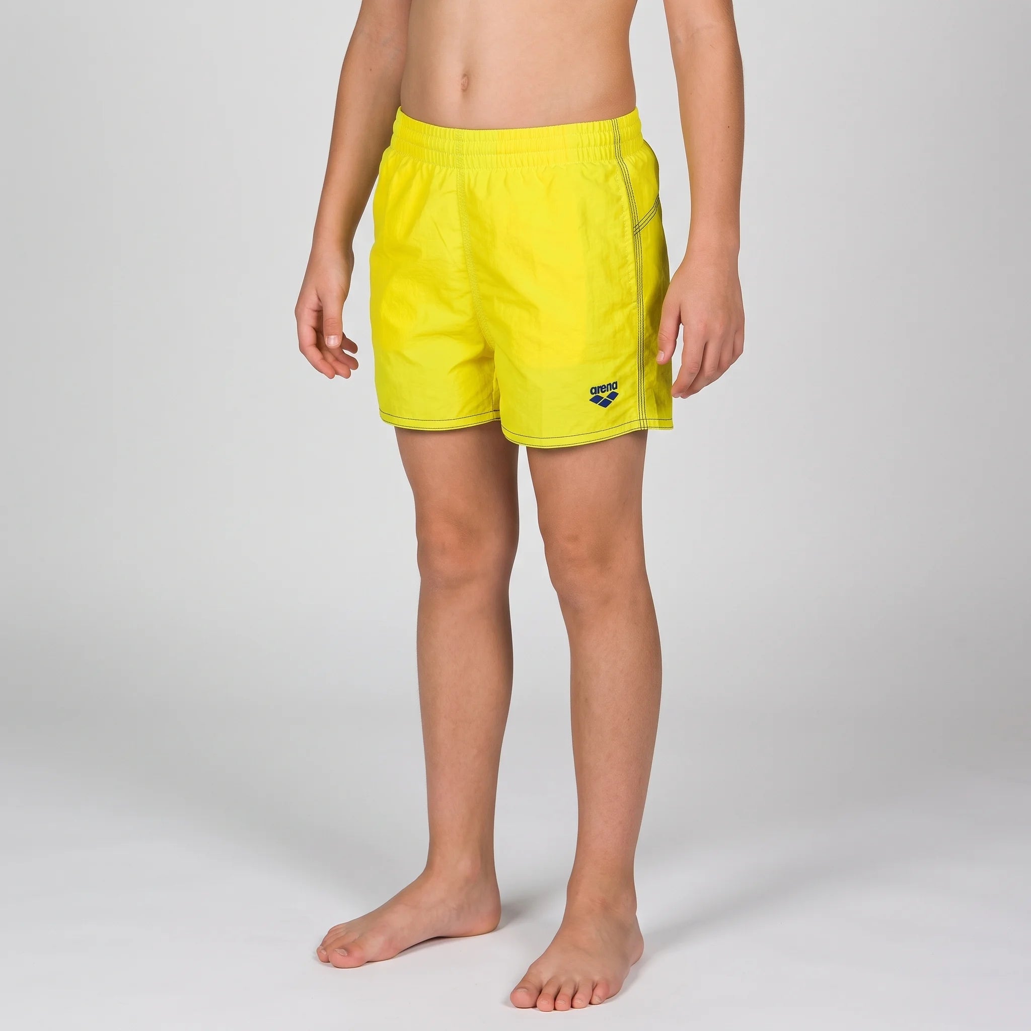 Arena Boys Beachwear Swim Boxers Youth Yellow Star Royal 32cm