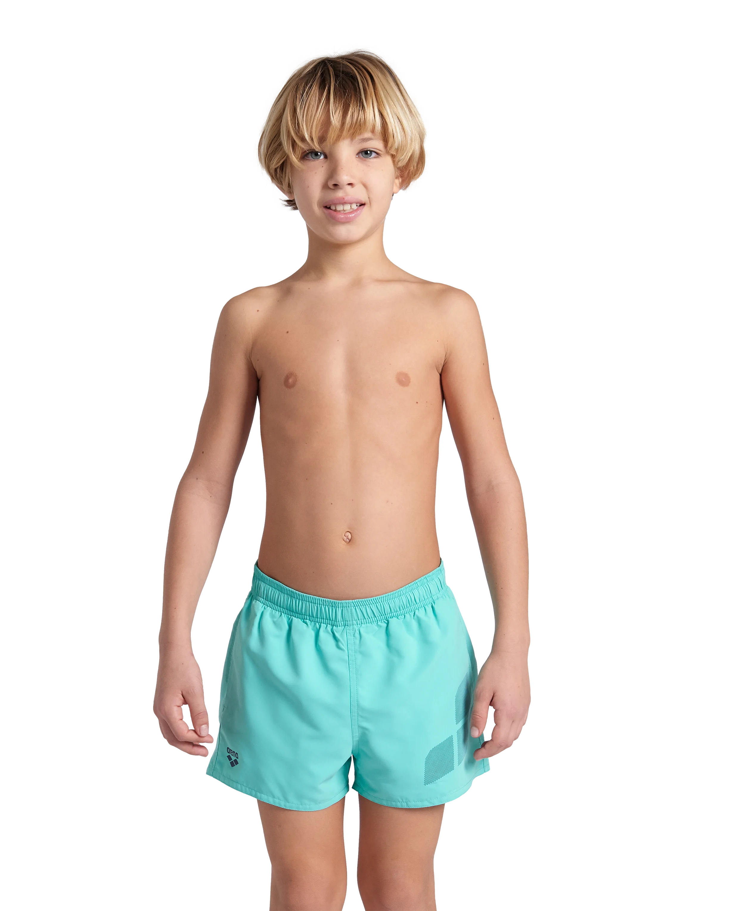 Arena Boys Junior Beach Swimwear Logo Short Recycled Fabric Length 32cm
