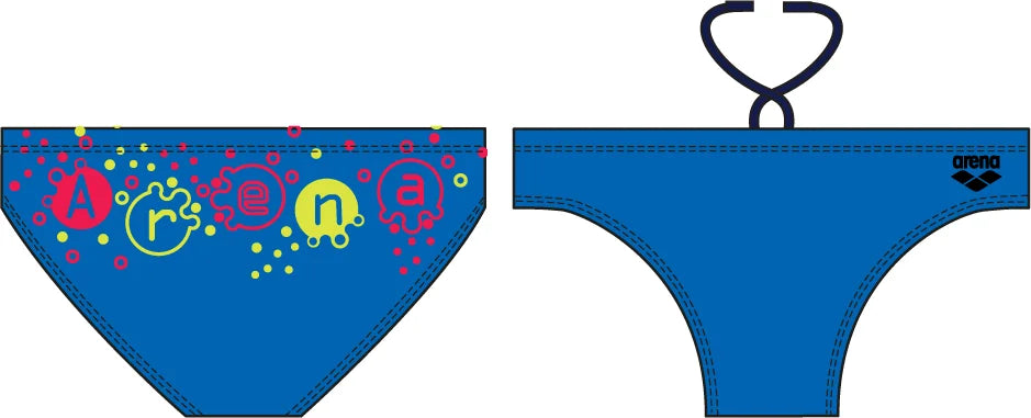 Arena Boys Training Swim Briefs Submarine Pix Blue