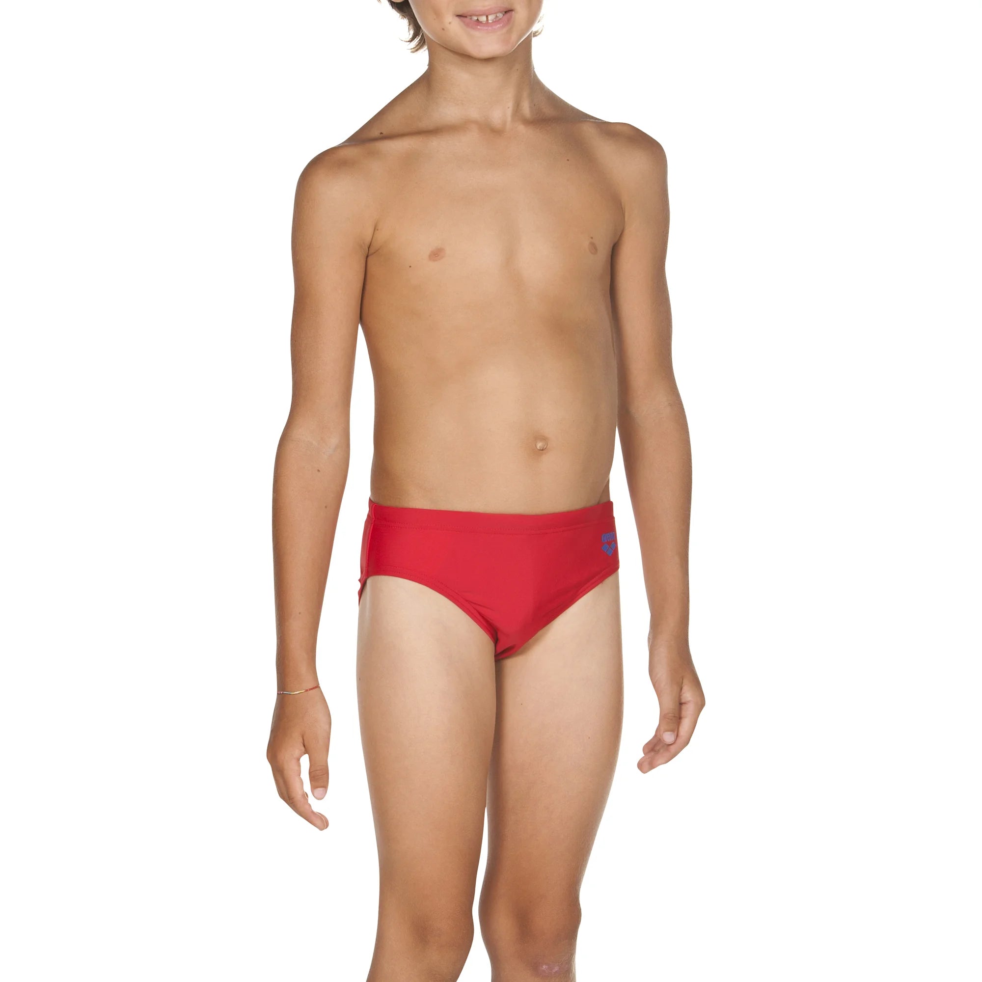 Arena Boys Training Swim Briefs Razzile Dazzile Red
