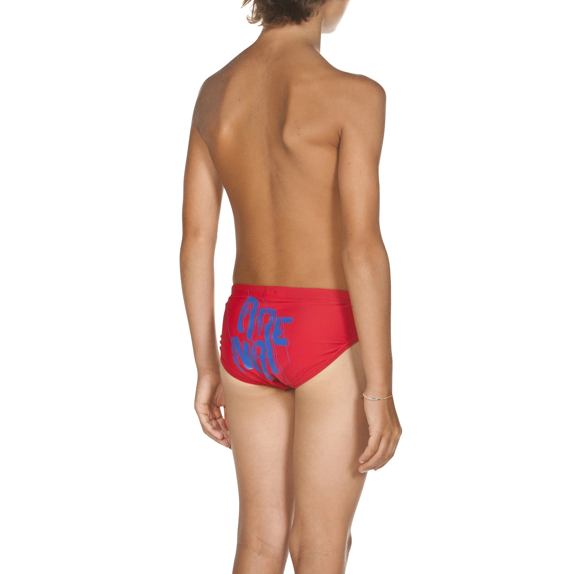 Arena Boys Training Swim Briefs Razzile Dazzile Red