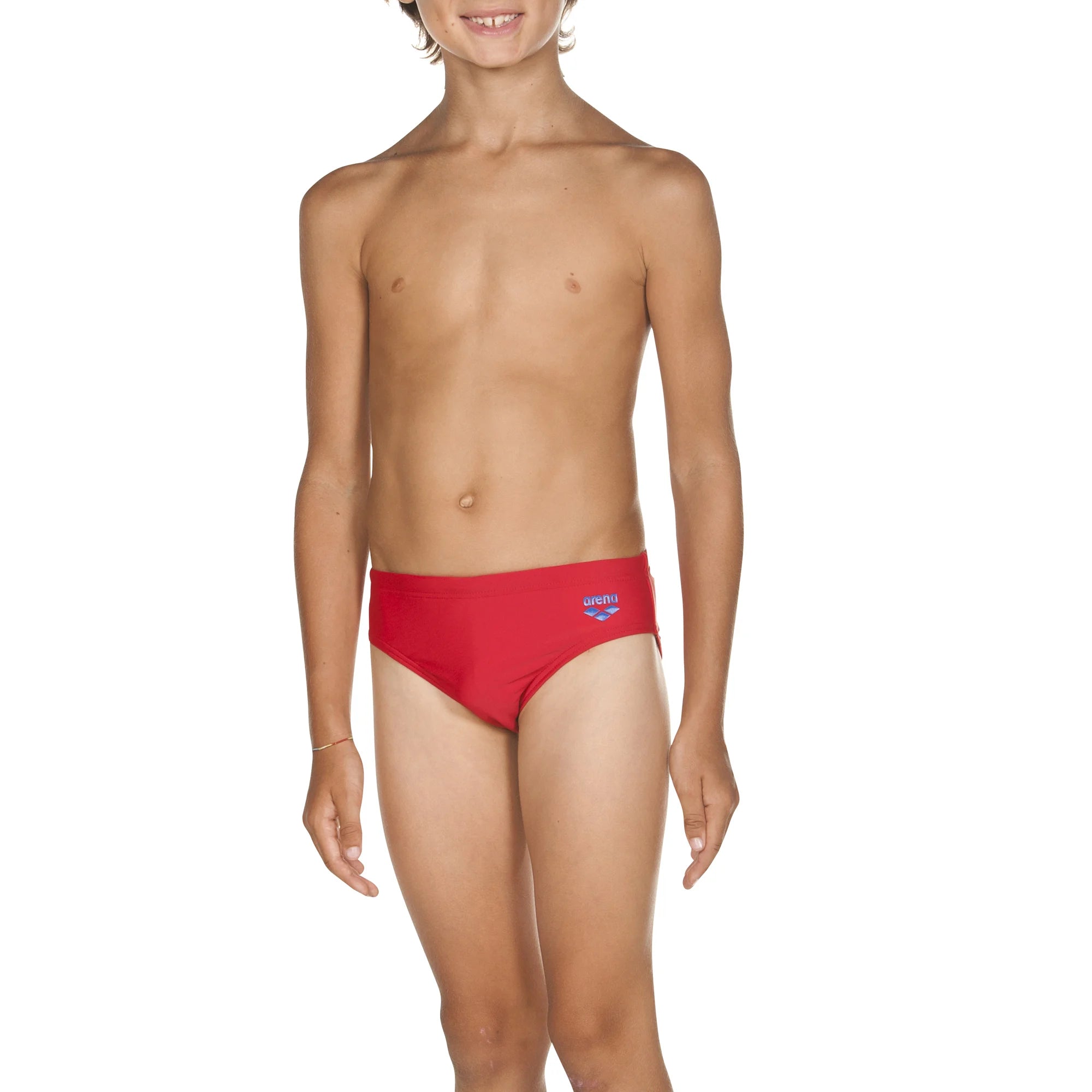 Arena Boys Training Swim Briefs Razzile Dazzile Red