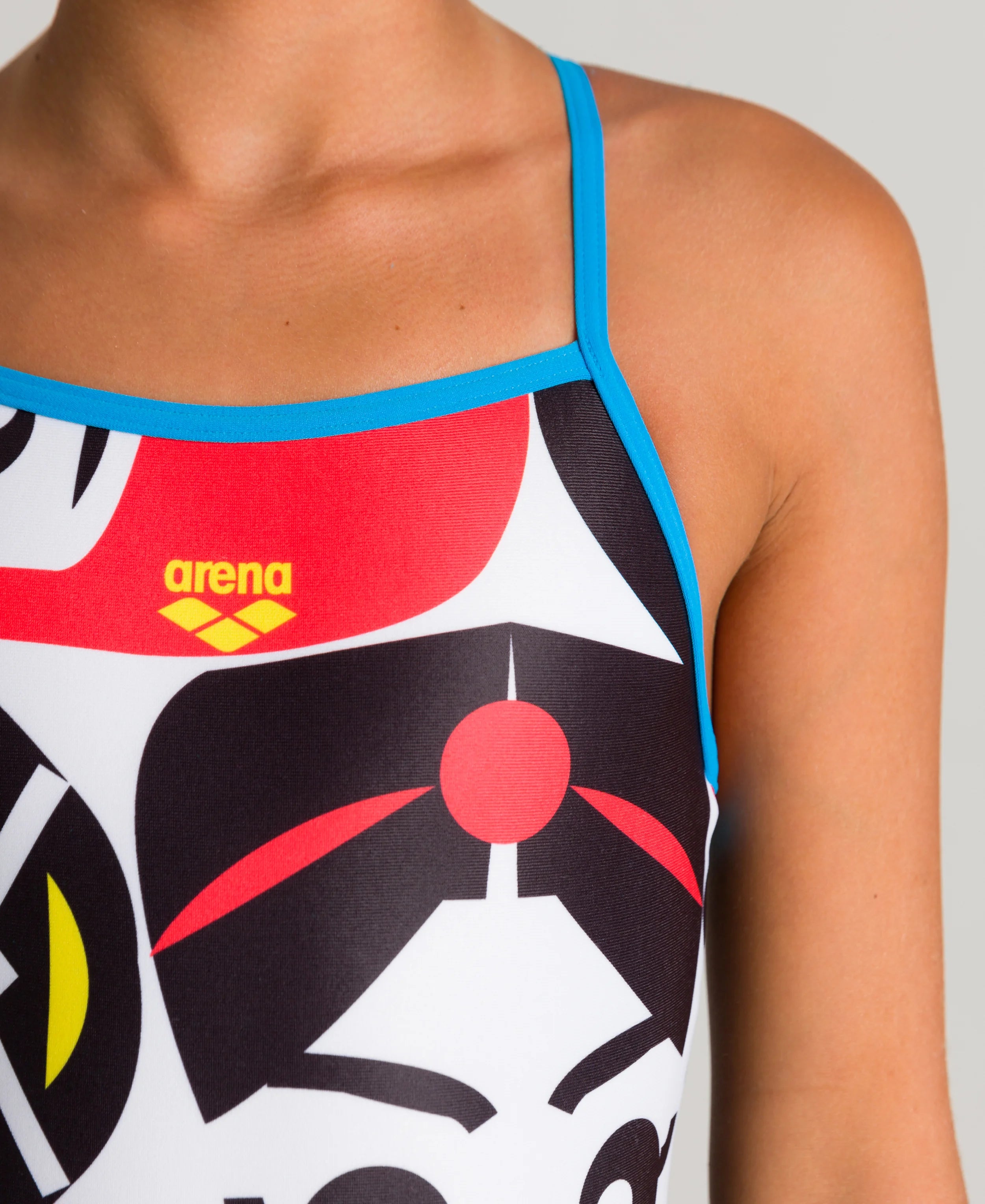 Arena Girls Training Swimwear One Piece Lightdrop Back Asami