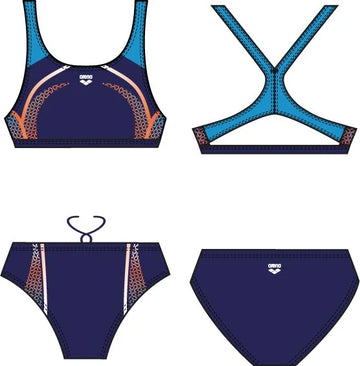 Arena Girls Two Piece Training Swimwear Modular