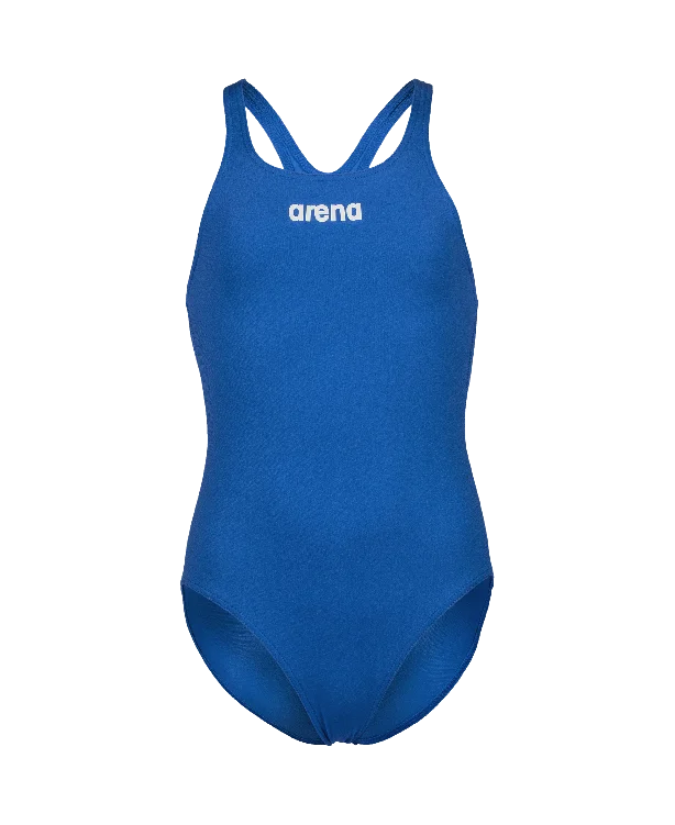 Arena Girls Training Swimwear One Piece Royal White Swim Pro Solid L