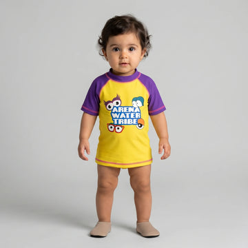Arena Girls Swim Rashguards UV Short Sleeve Water Tribe
