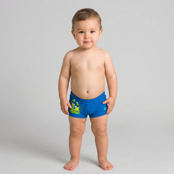 Arena Boys Training Swim Shorts Carinho Deep Sea Bali Green