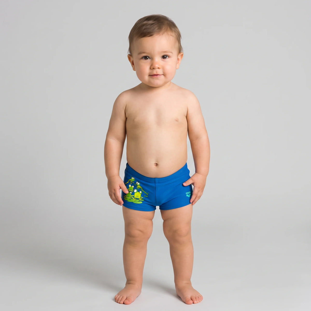Arena Boys Training Swim Shorts Carinho Deep Sea Bali Green