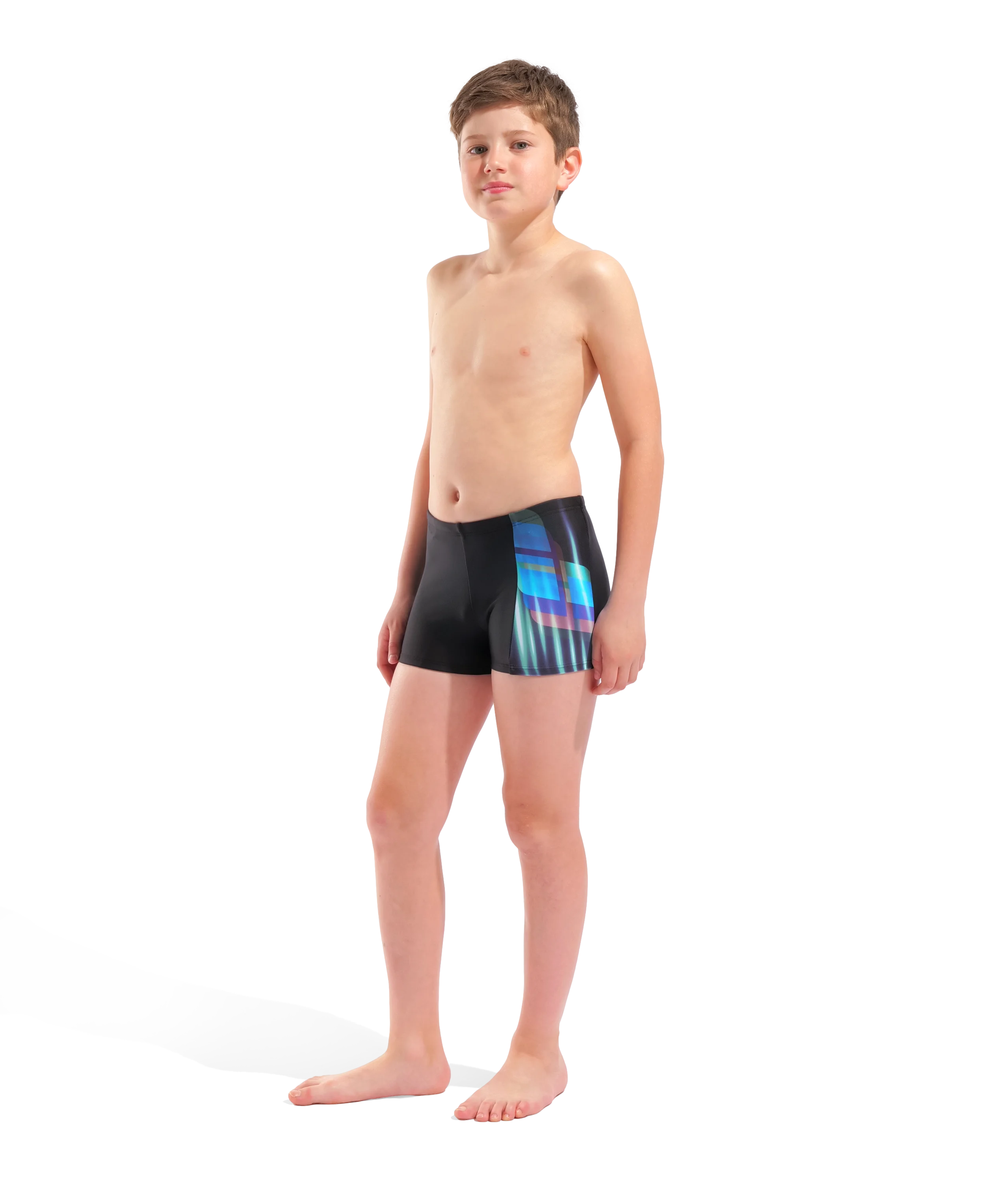 Arena Boys Training Swim Shorts Fading