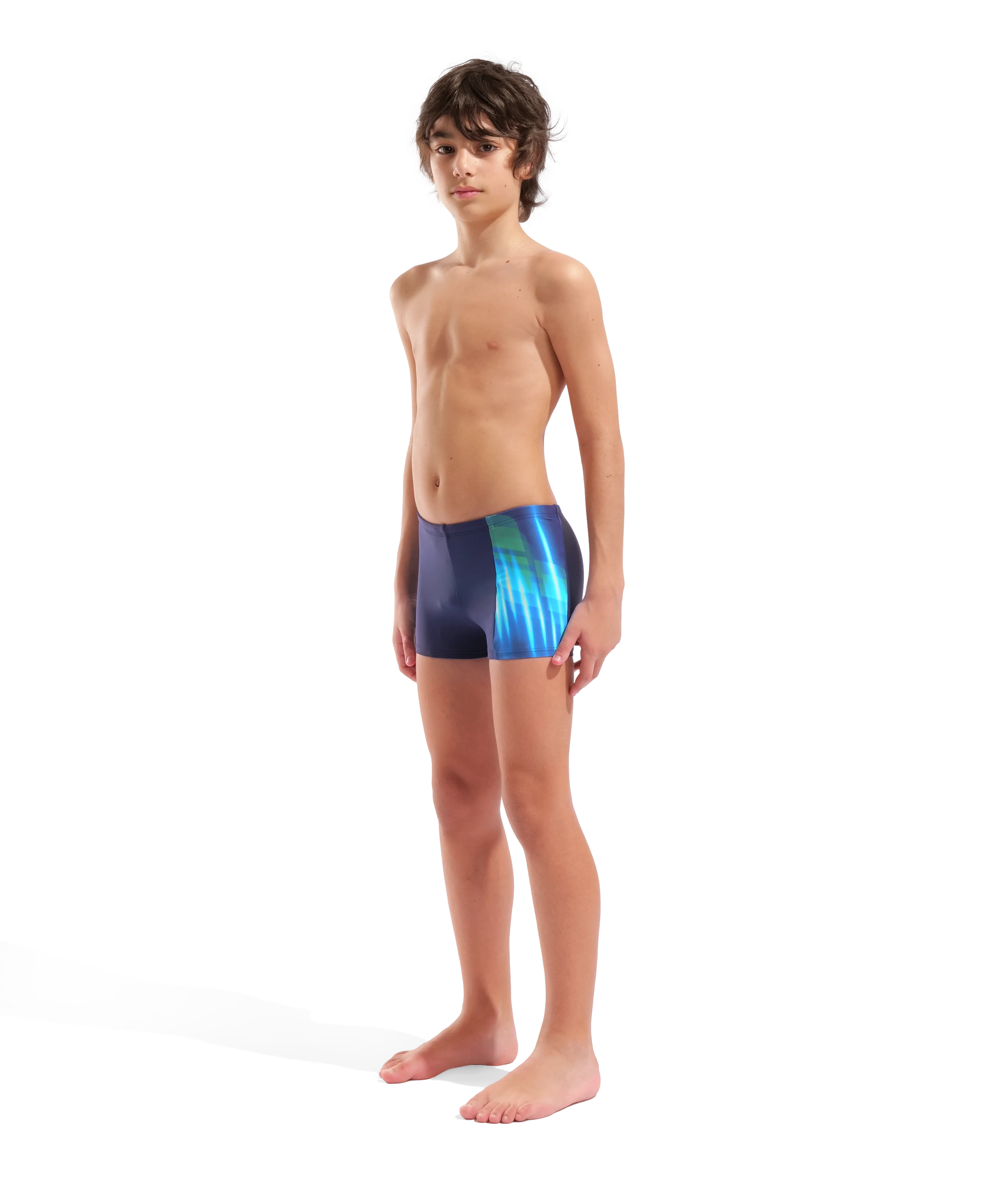 Arena Boys Training Swim Shorts Fading