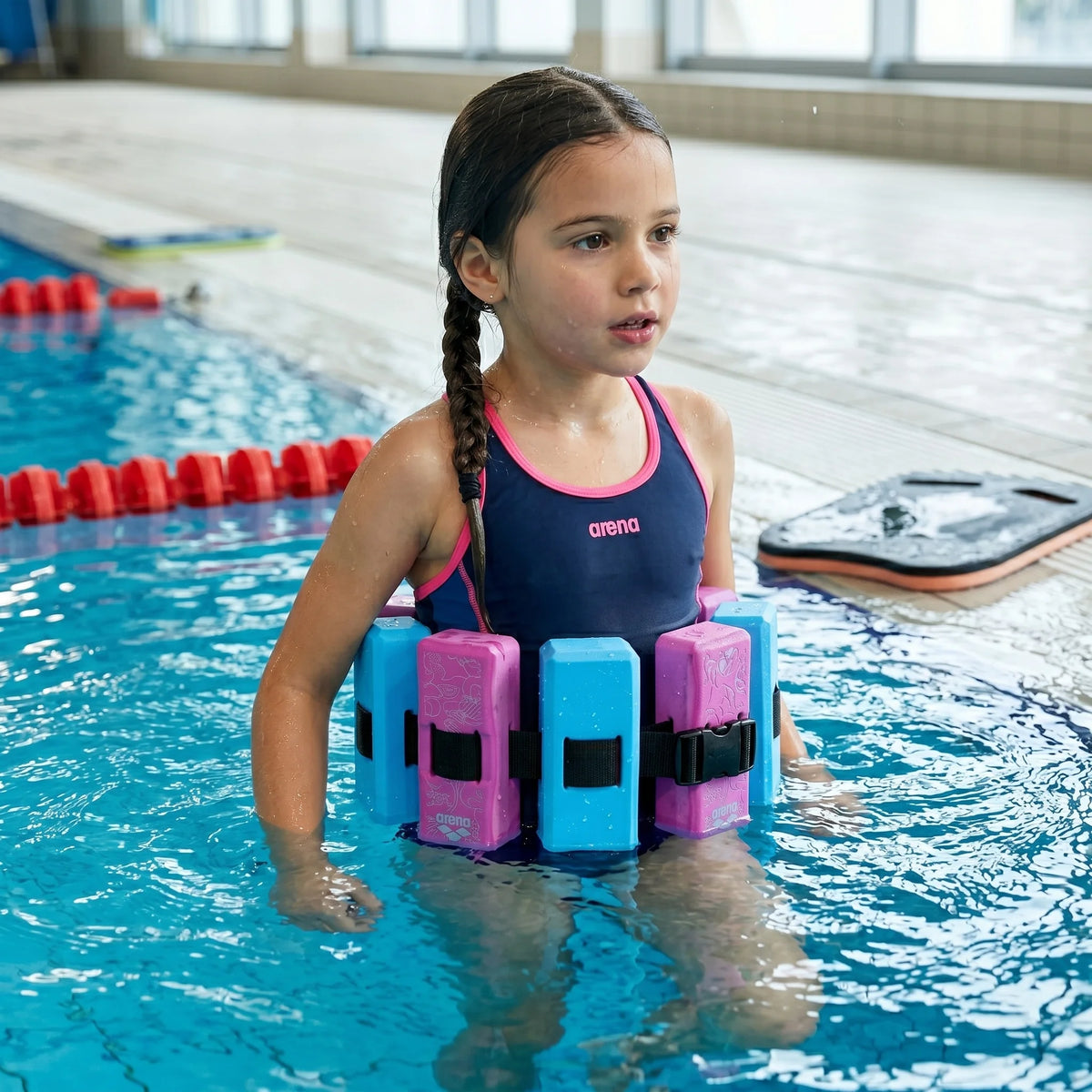 Arena Kids Floatation Belt 2 Training Tool Age 3-6YO Weight 18-30KG Size 24.5x51x4cm